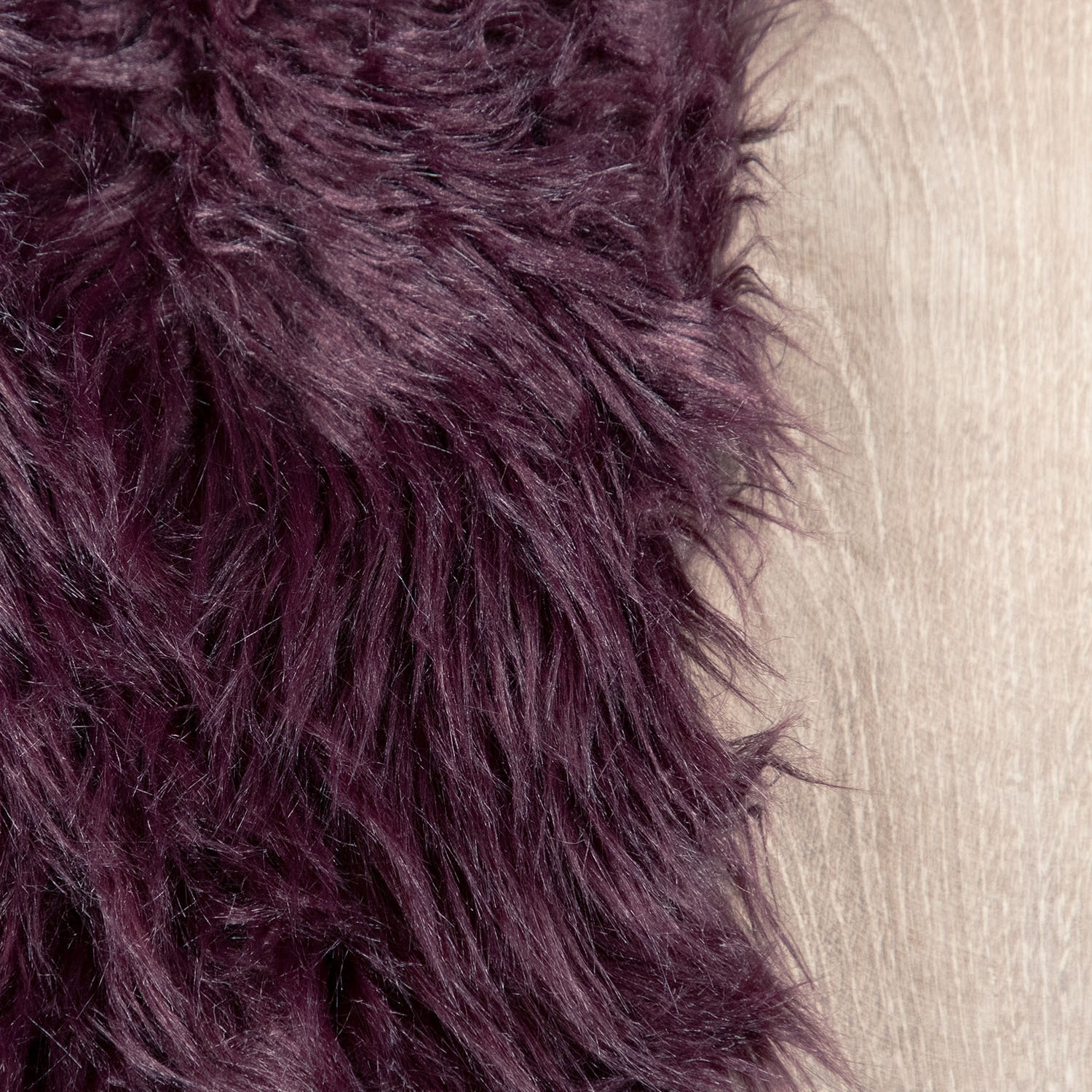Paco Home Fellteppich »Playa 960«, rund, 64 mm Höhe, Kunstfell, Flokati-Optik, Hochflor, weich und flauschig, Uni-Farben