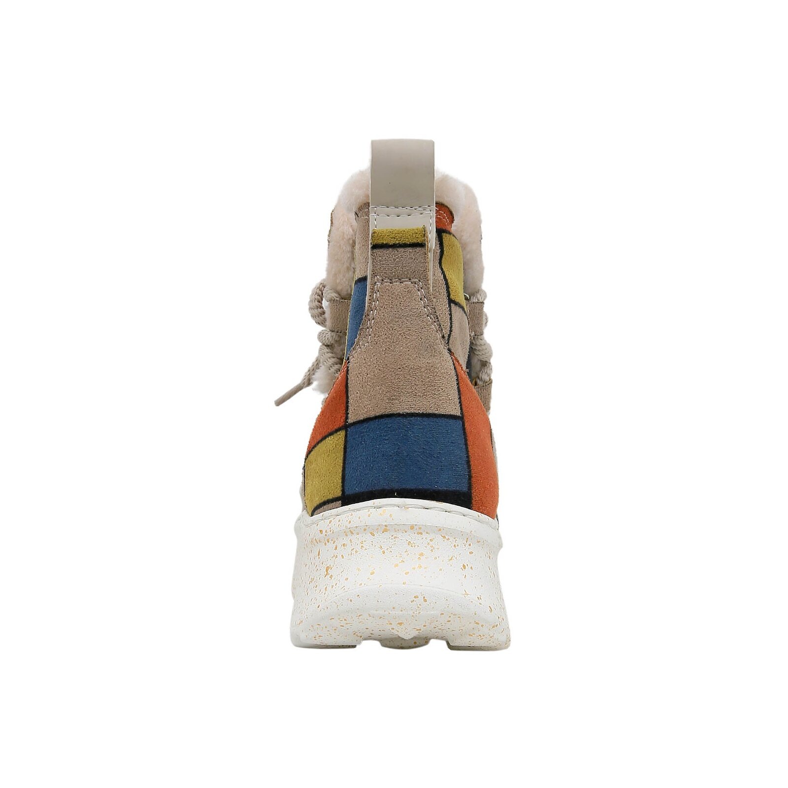 DOGO Schnürstiefelette »Snowie Piet-Mondrian Damen Boots / Female«, Vegan