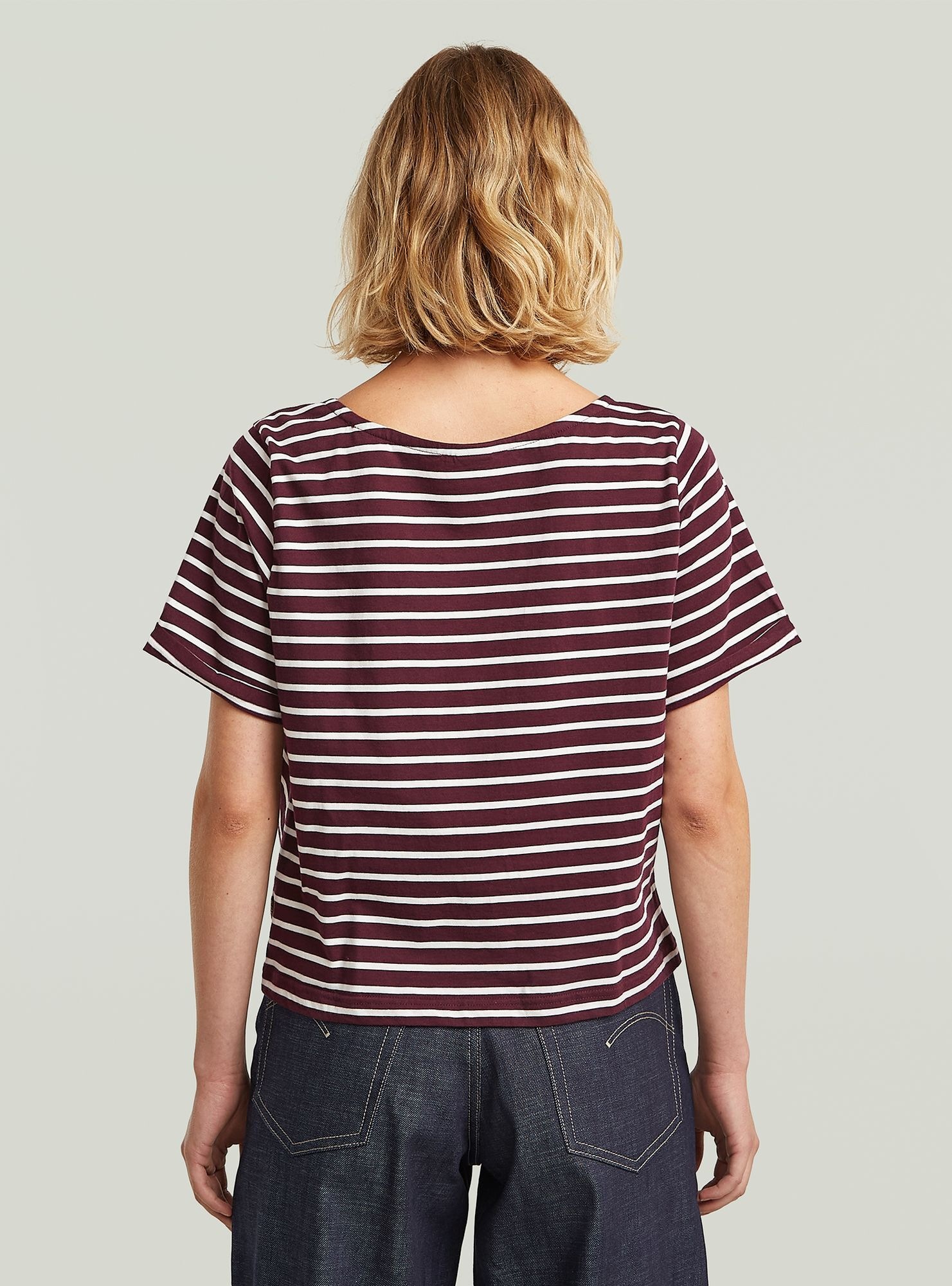 G-STAR T-Shirt "Striped Knot T-Shirt" günstig online kaufen