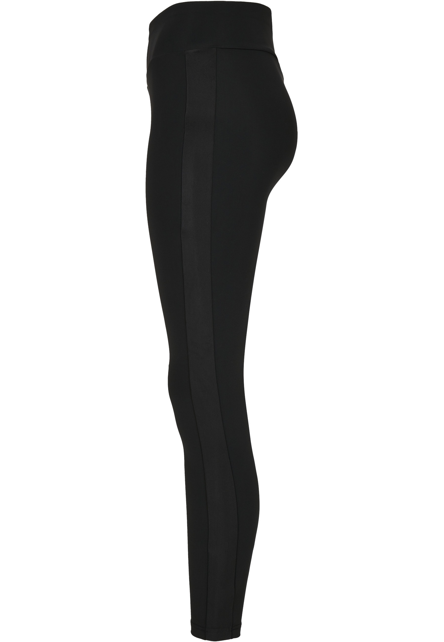 URBAN CLASSICS Leggings »Urban Classics Damen Ladies Highwaist Shiny Stripe Leggings«