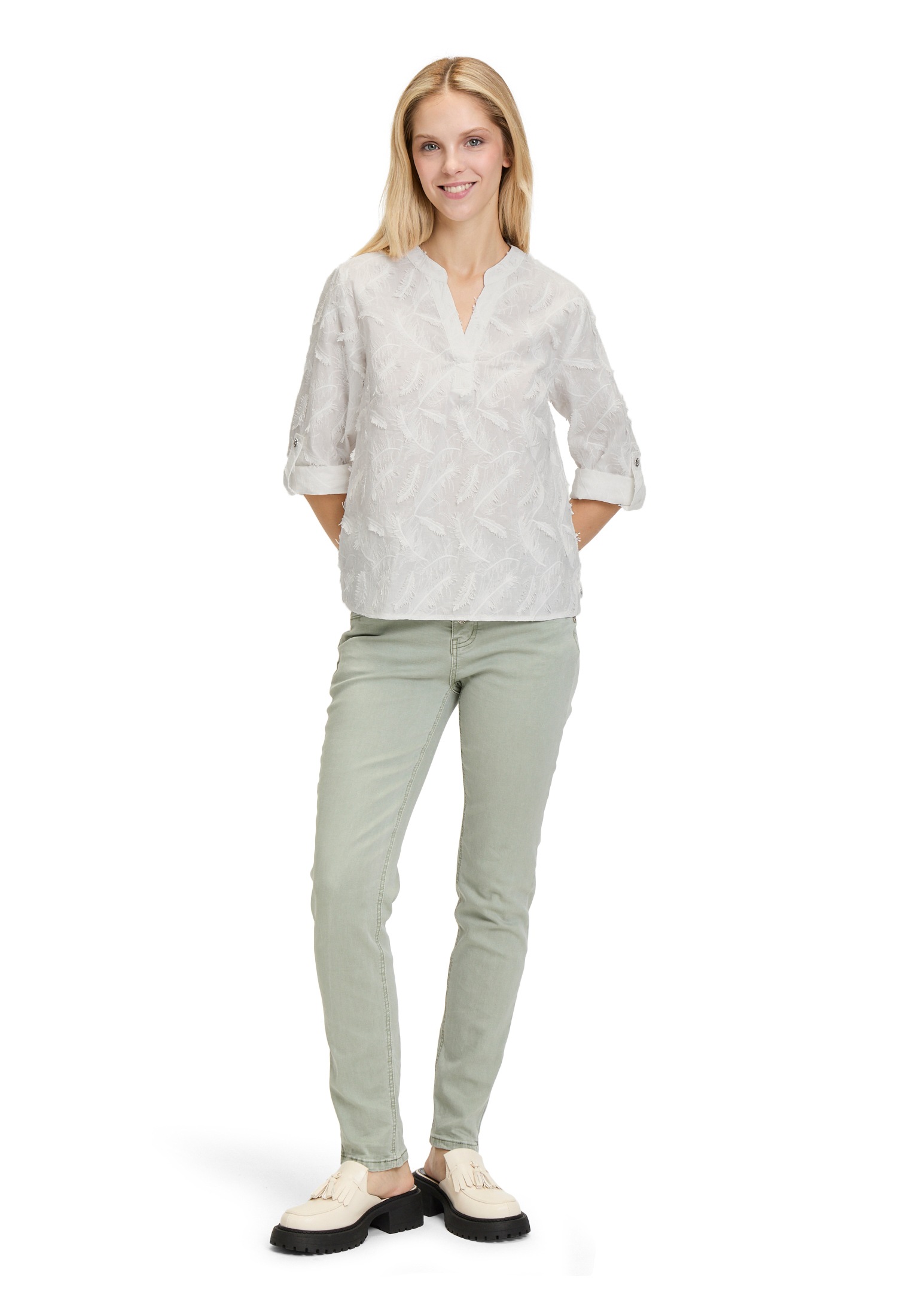 Cartoon Schlupfbluse »Cartoon Casual-Bluse mit Stickerei«