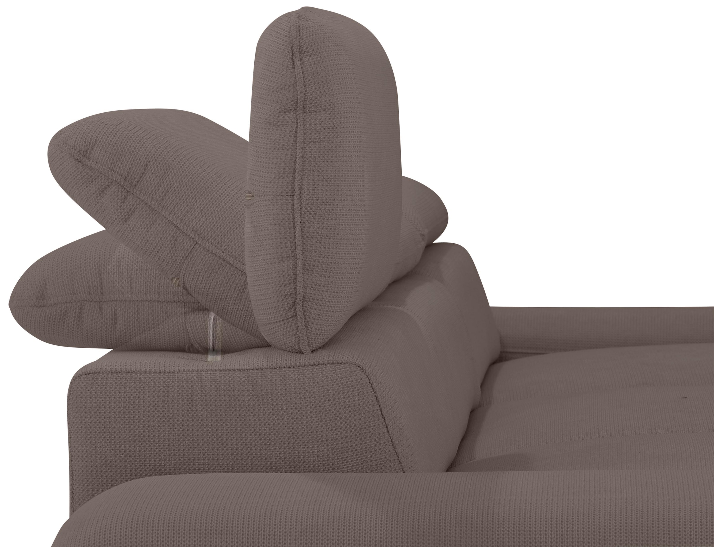 Home affaire Ecksofa »Alberto L-Form«, mit Kopfteilverstellung, wahlweise mit Bettfunktion