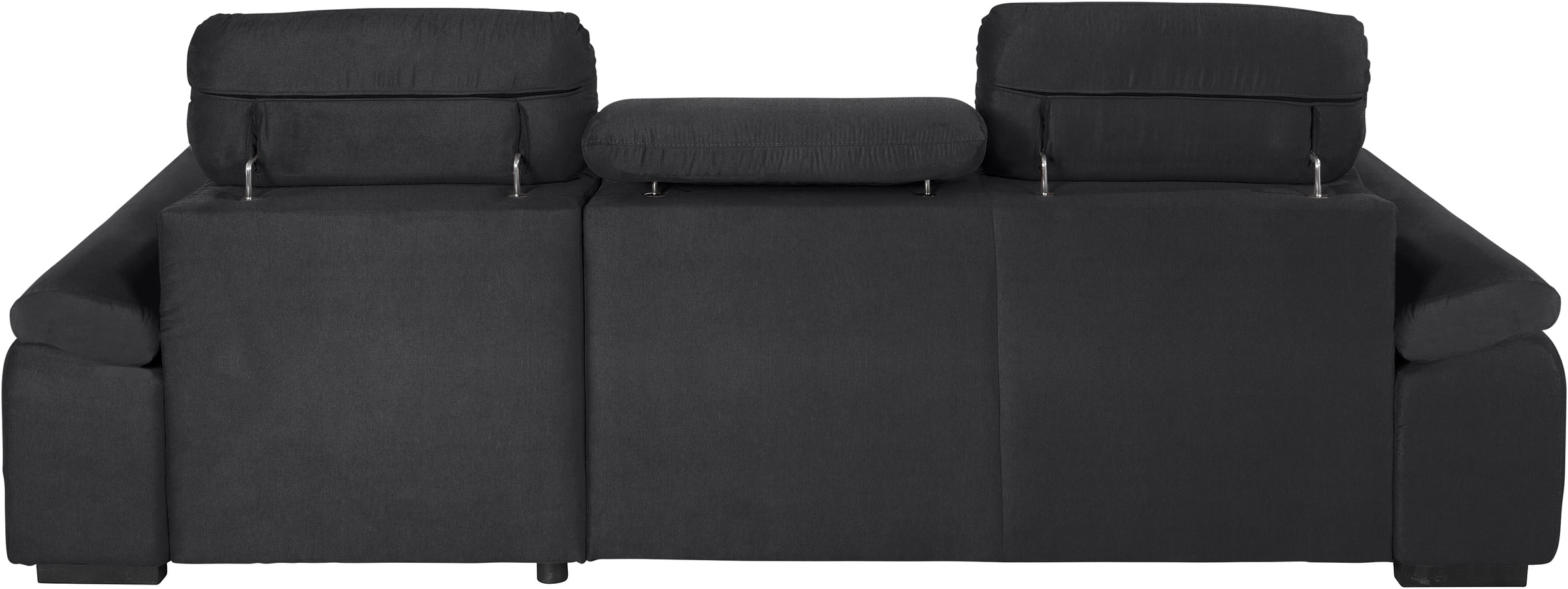 COTTA Ecksofa »Lola L-Form mit Kopfteilfunktion & Hocker«, (Set, mit Hocker), wahlweise mit Bettfunktion, Bettkasten & Armteilverstellung