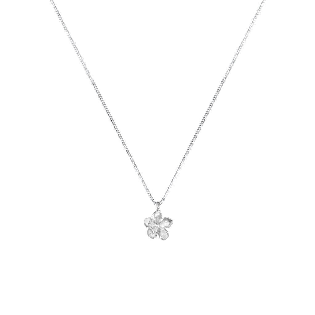 Elli Kette mit Anhänger »Frangipani Blüte 925 Silber«