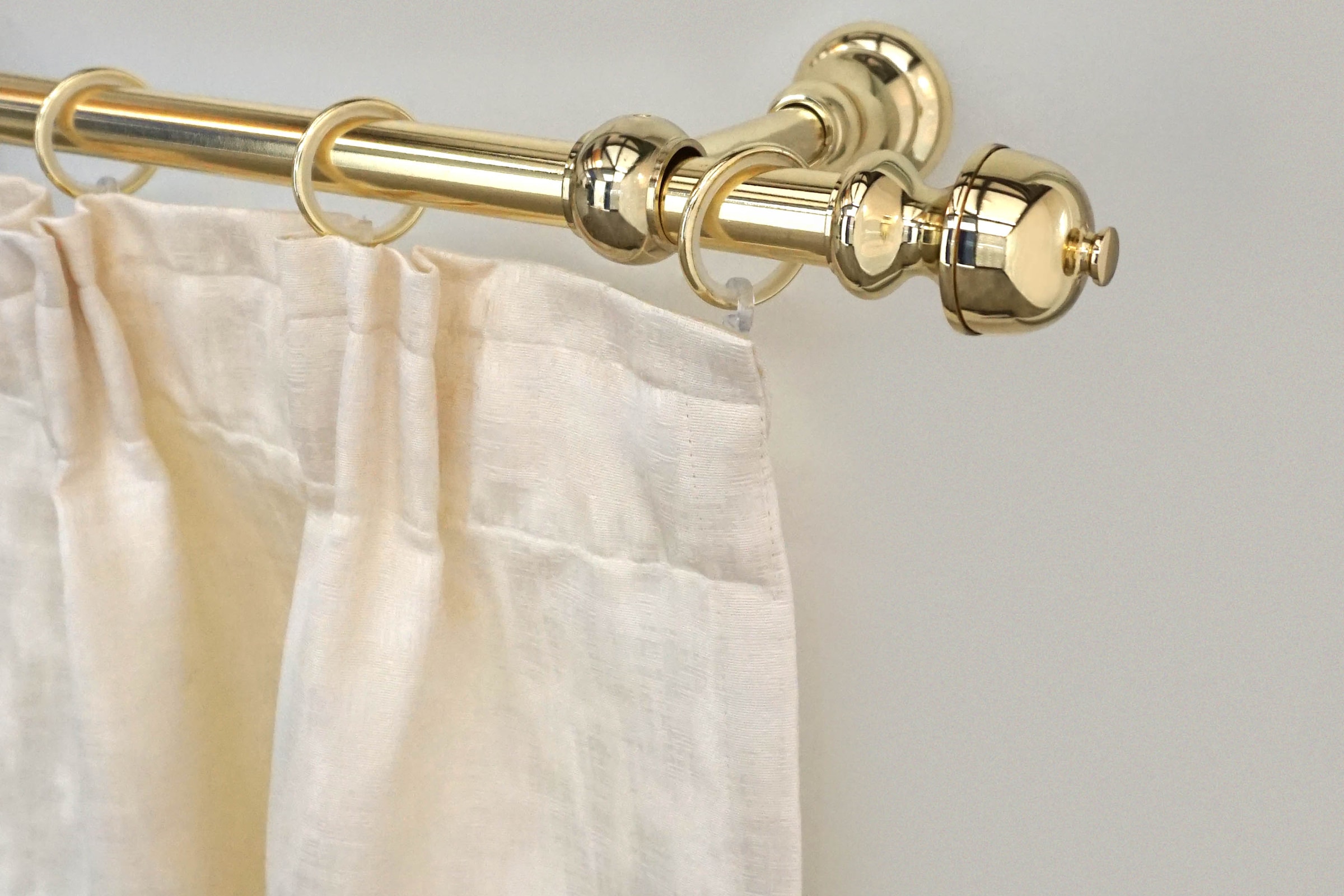 GARESA Gardinenstange "ANDREA" Ø 20 mm 1 läufig-läufig Wunschmaßlänge Vorha günstig online kaufen