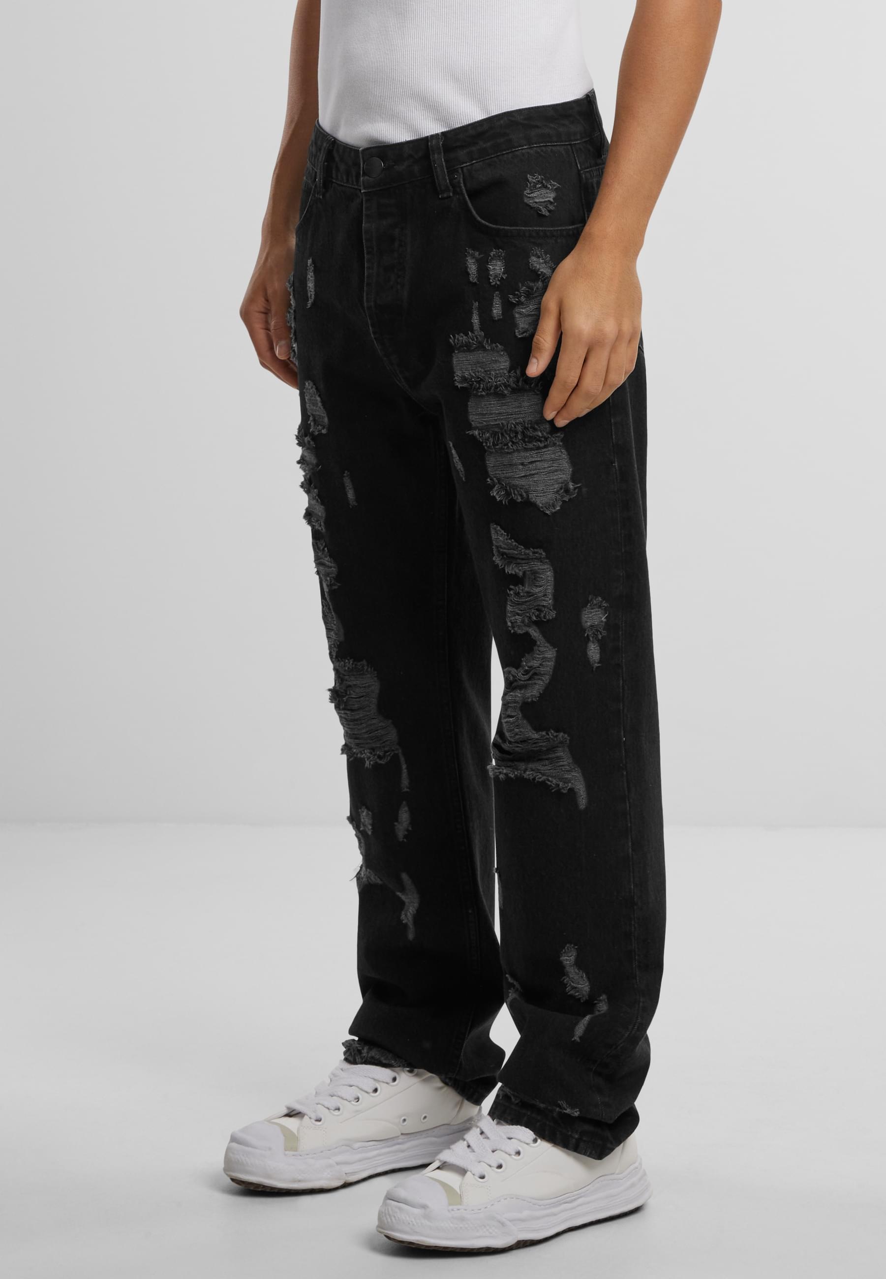 2Y Studios Bequeme Jeans »2Y Studios 2Y Firio Destroyed Straight Jeans«