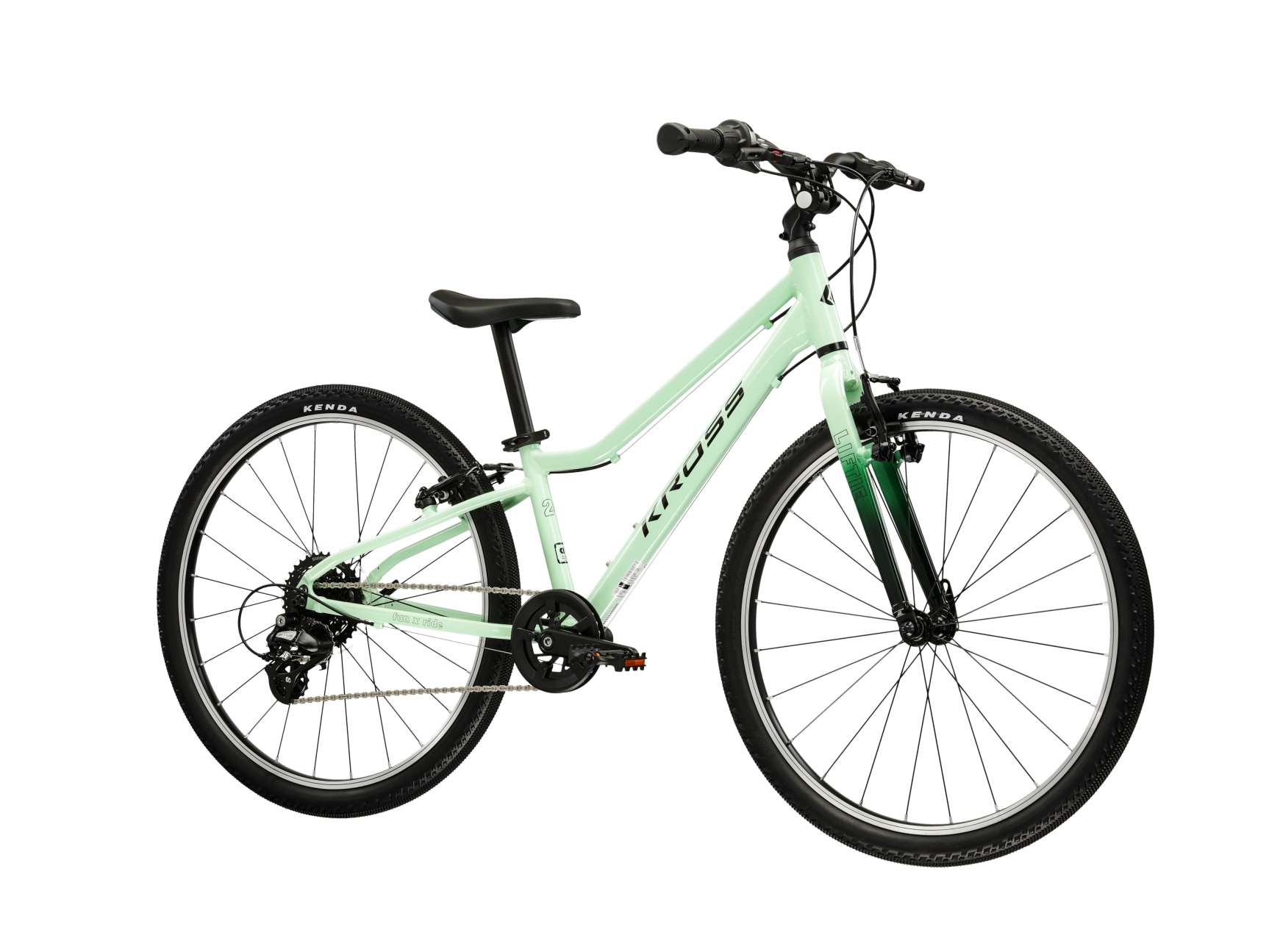Kross Kinderfahrrad »KROSS Kinderrad 24" Lightweight Liftie 8 Gänge lila 2026« 8 Gang Shimano ALTUS RD-M310 Schaltwerk Kettenschaltung