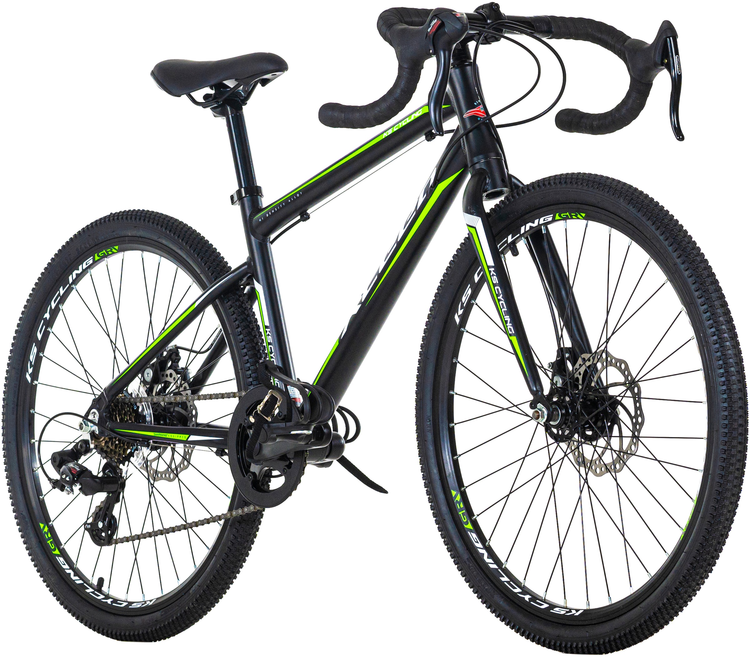 KS Cycling Jugendfahrrad »Xceed«, 7 Gang, Shimano, Tourney Schaltwerk, Kettenschaltung, für Damen und Herren, Kettenschaltung