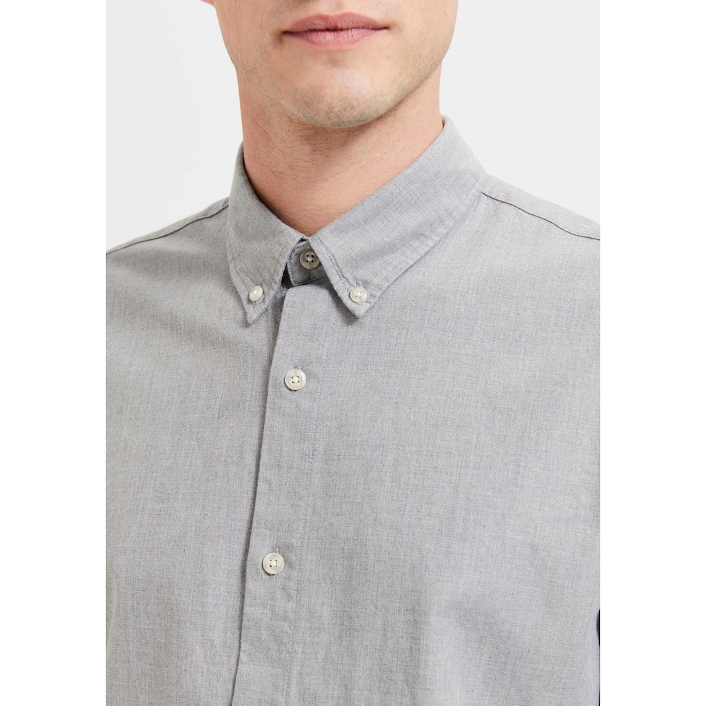 SELECTED HOMME Langarmhemd »SLHSLIMTHEO SHIRT LS«