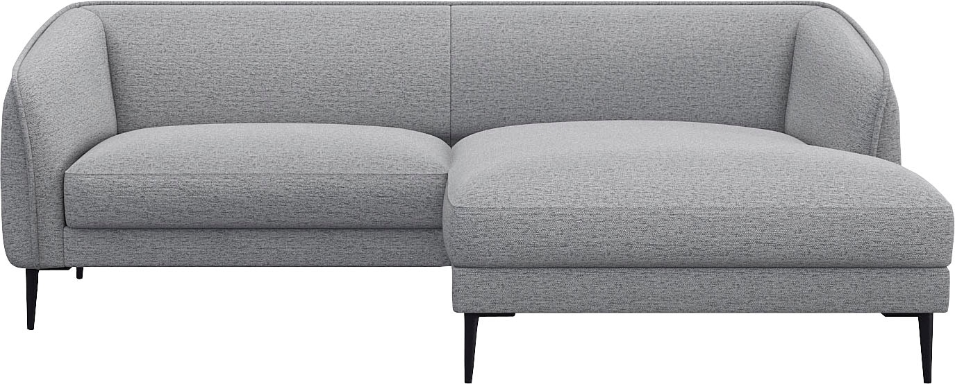 FLEXLUX Ecksofa "Belle Designsofa, bequem durch Kaltschaum im Sitz" Skandinavisches Design, In hochwertiger Verarbeitung, B/T 218/149 cm