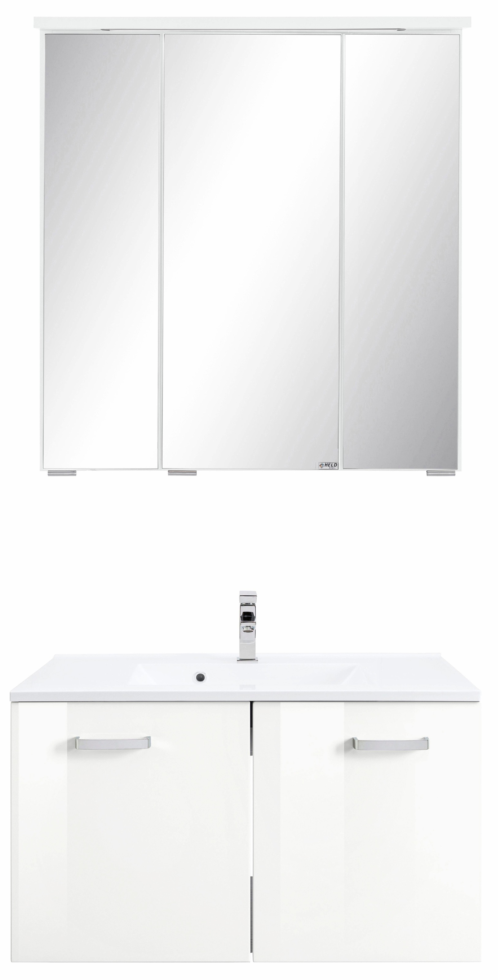 welltime Badmöbel-Set "Ravenna" 2 Stk. tlg. Breite 70 cm, inklusive Bad-Spi günstig online kaufen