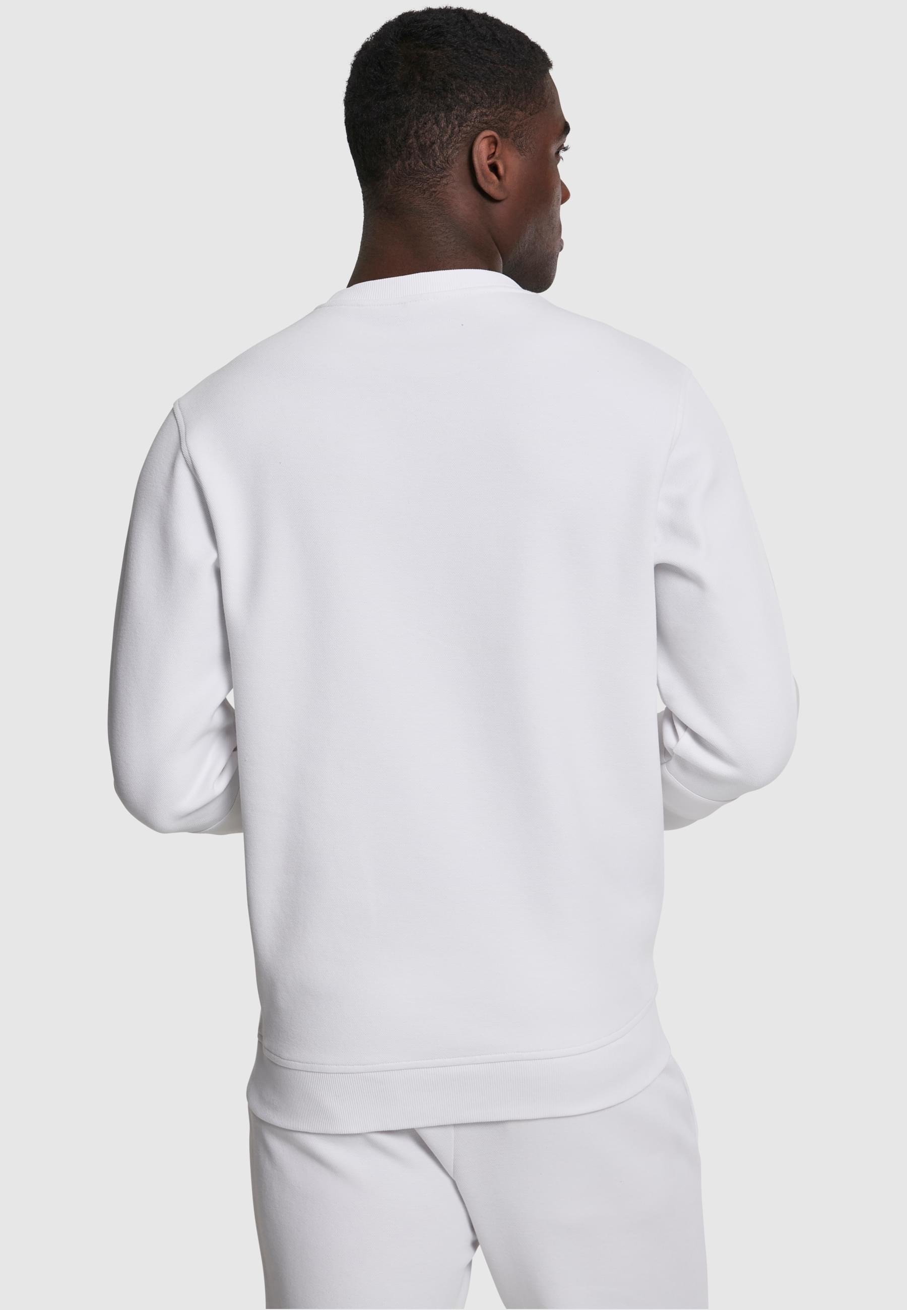 URBAN CLASSICS Rundhalspullover »Urban Classics Herren Heavy Pique Crew«, (1 tlg.)