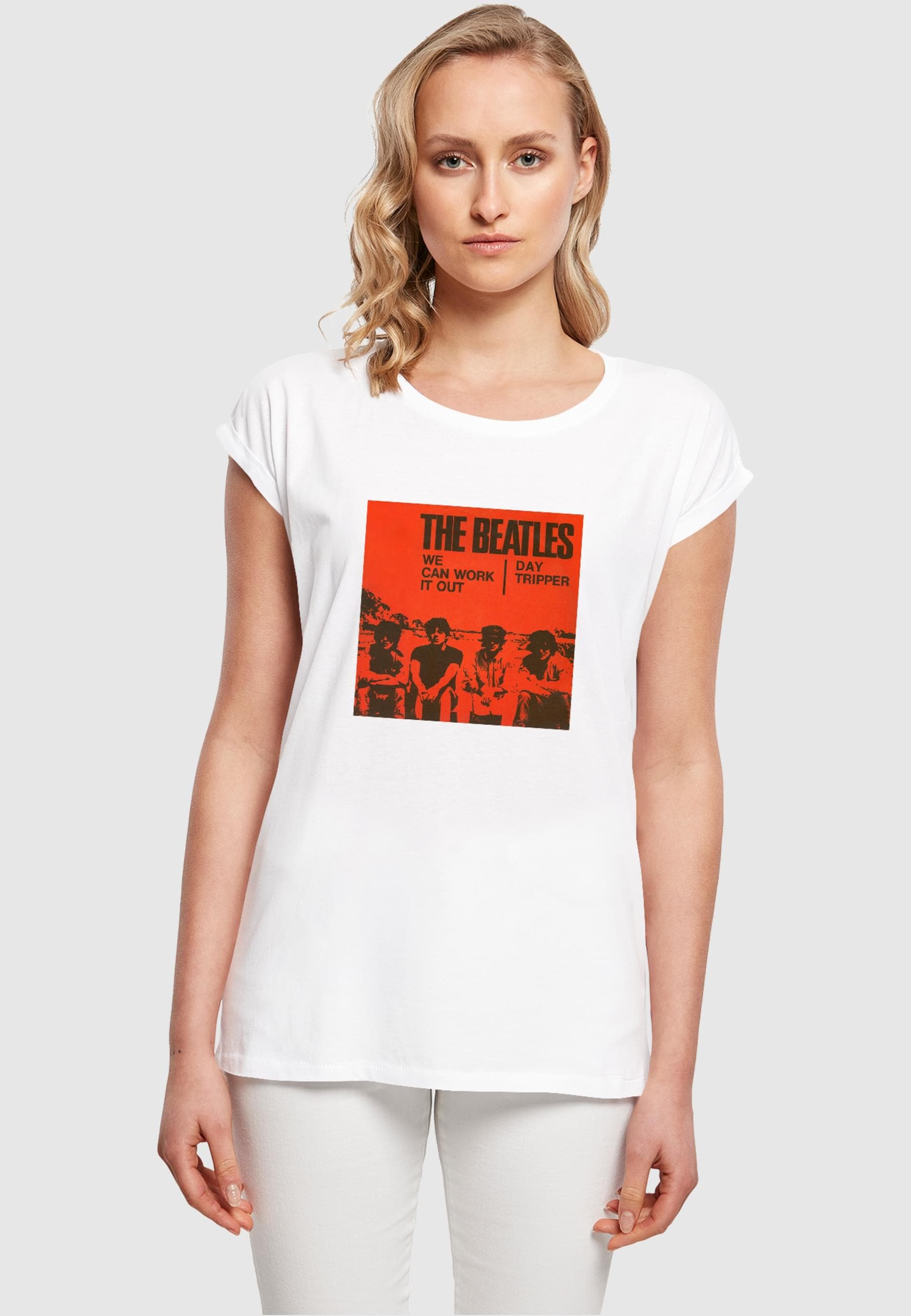 Merchcode T-Shirt »Merchcode Damen Ladies Beatles - Album Day Tripper T-Shirt«, (1 tlg.)