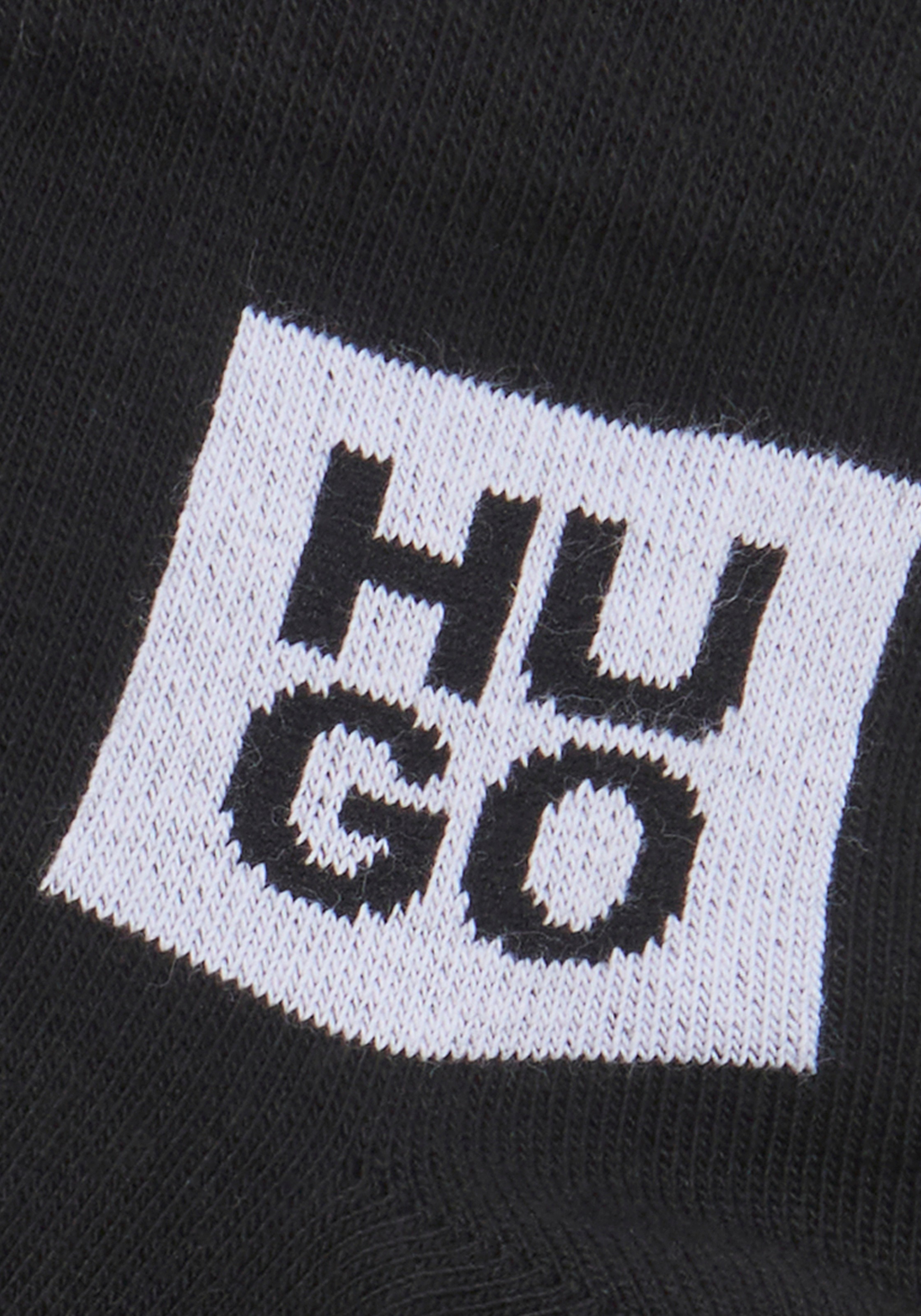 HUGO Underwear Freizeitsocken »2P SH STACKED CC W«, (Packung, 2er Pack), im 2er Set