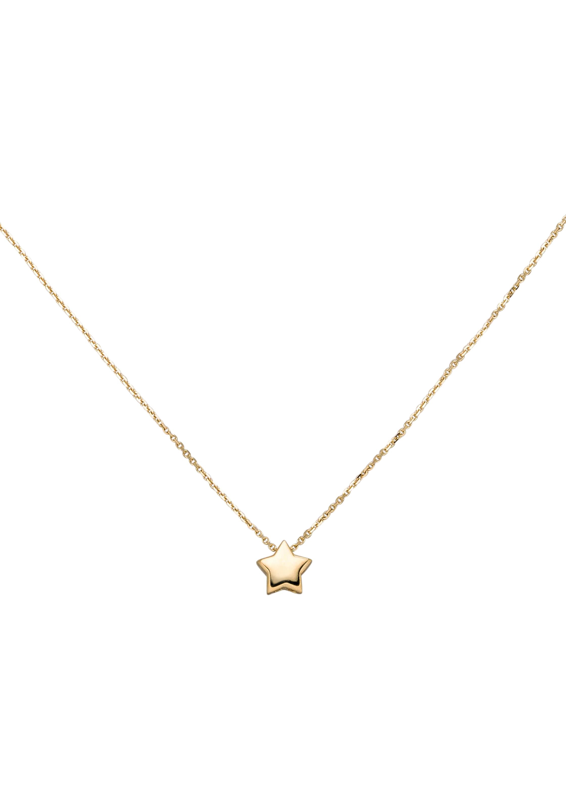 JOBO Kette mit Anhänger »Stern« 375 Gold 42 cm