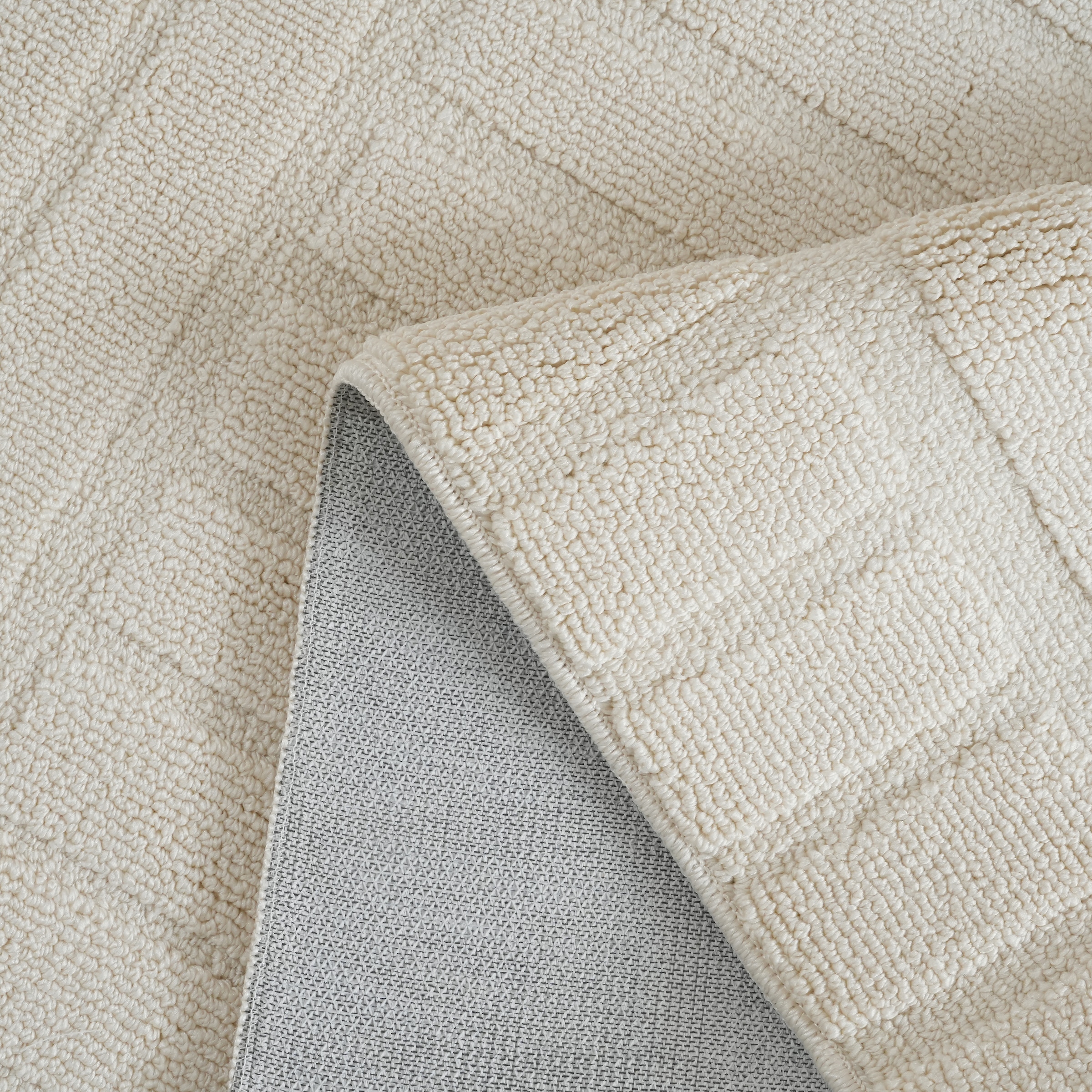 OTTO home Teppich »Neele, Boho-Design, Hoch-Tief, waschbar« rechteckig 12 mm Höhe 3D Optik, Skandinavisch, Designteppich, Wohnzimmer, Schlafzimmer