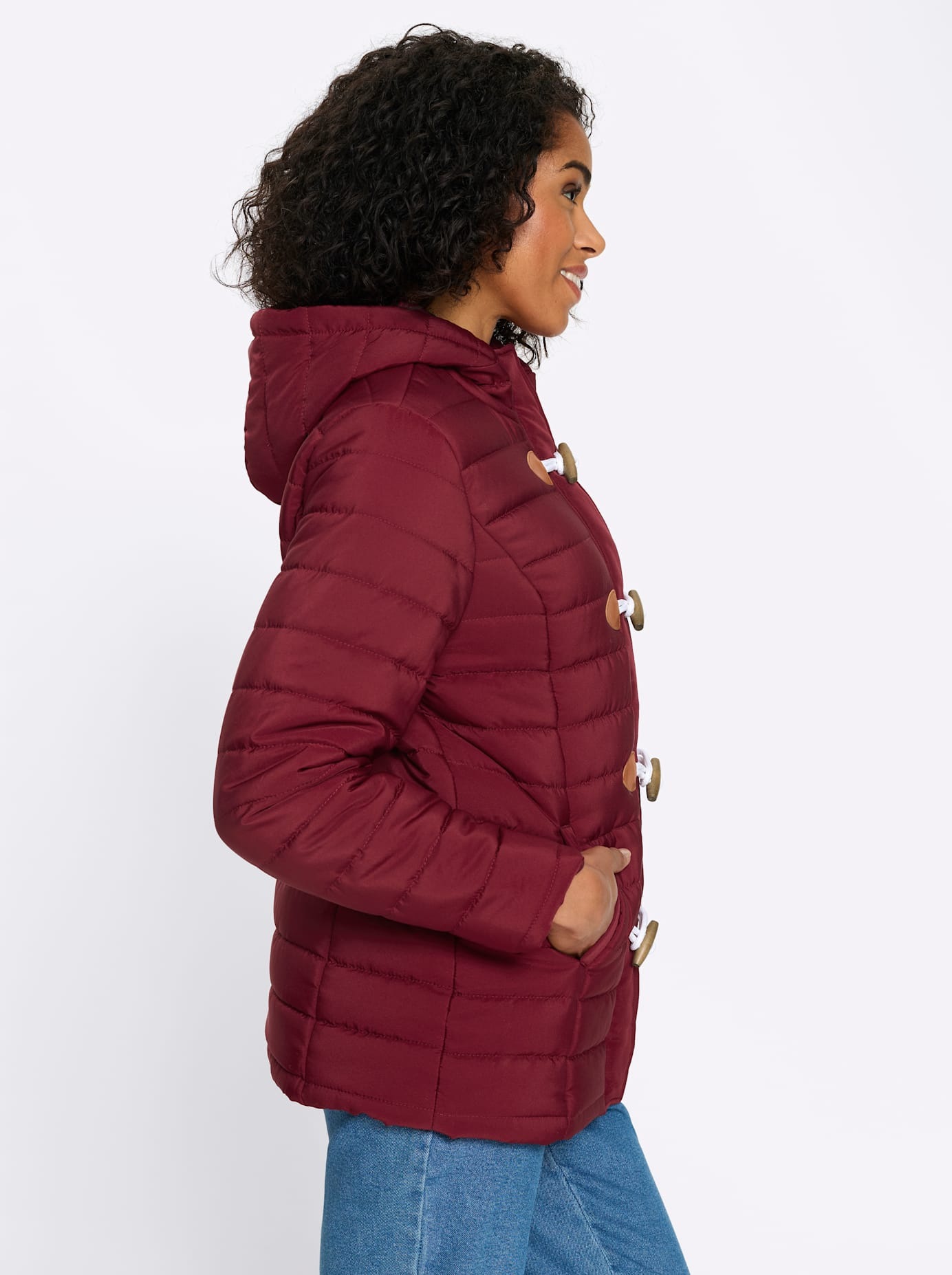 Classic Basics Steppjacke mit Kapuze