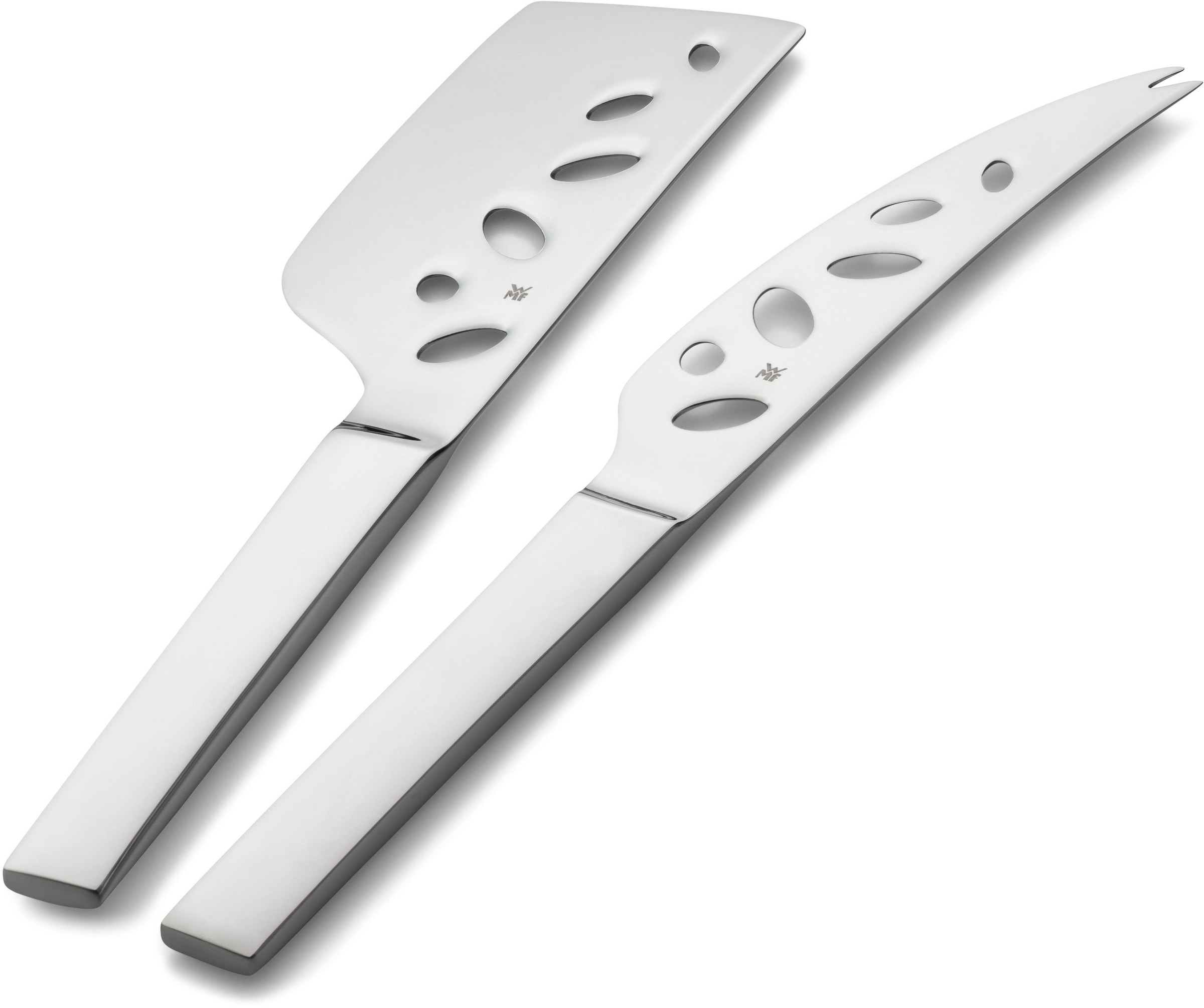 WMF Käsemesser »Nuova«, (Set, 2 tlg.), Käsemesser 27,5 cm, Käsebeil 24 cm, Cromargan Edelstahl rostfrei 18/10