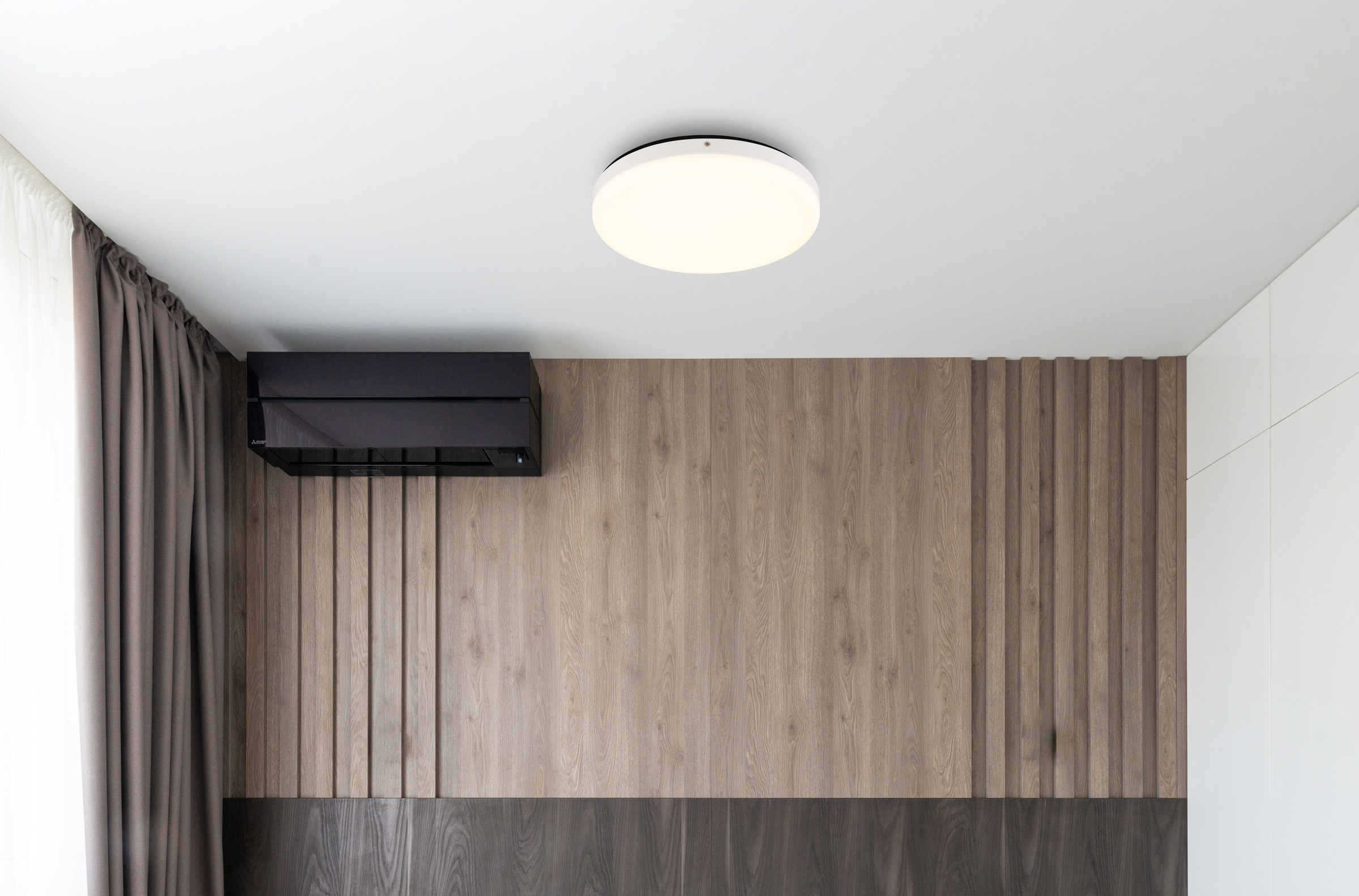 GLOBO LIGHTING Deckenleuchte »MATTHEW« LED-Modul 1 Stk. Warmweiß Deckenlampe weiß Kunststoff opal 4000K ø: 300mm