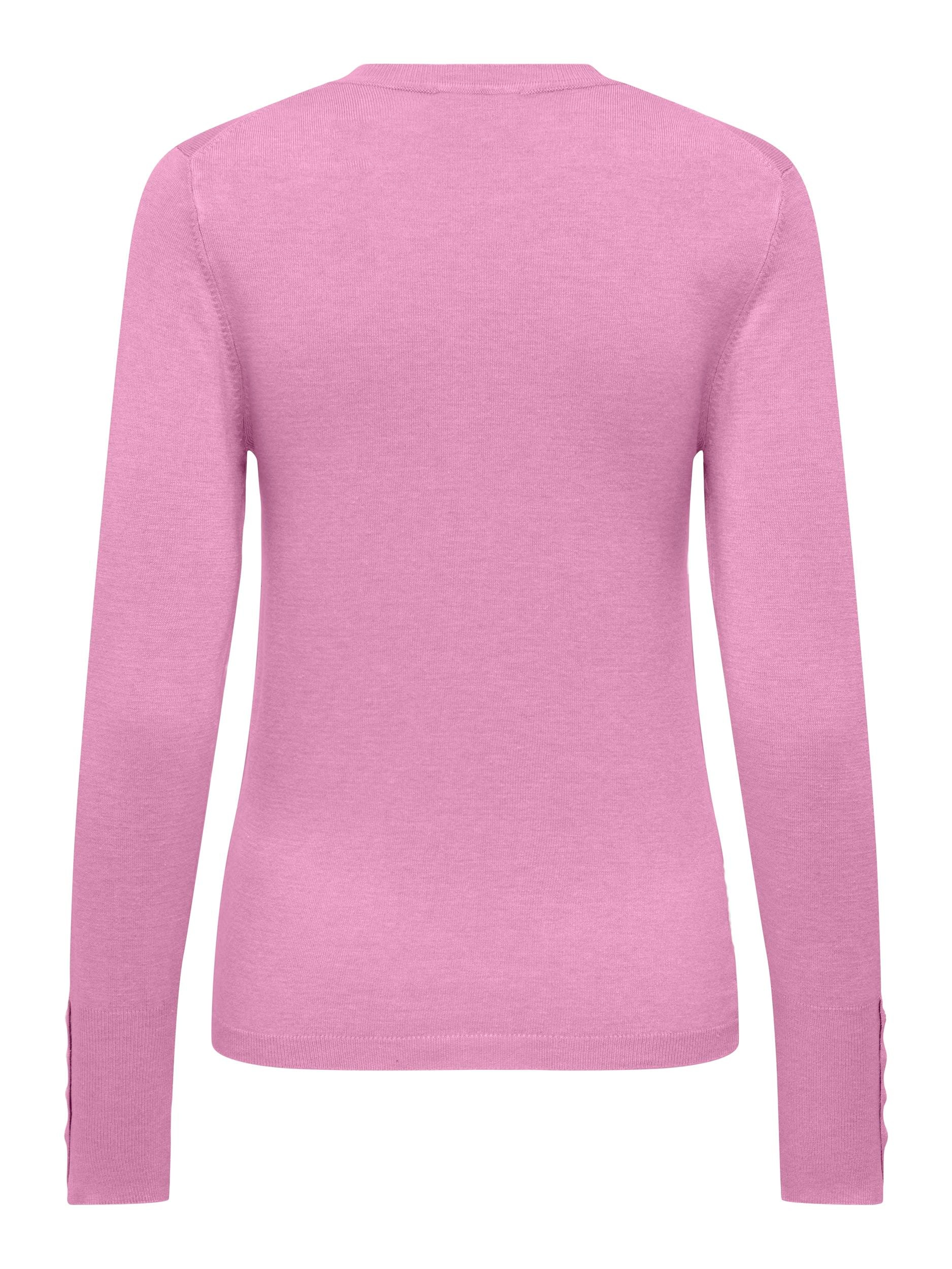 ONLY Rundhalspullover "ONLJULIE LIFE LS BUTTON O-NECK CC KNT" günstig online kaufen