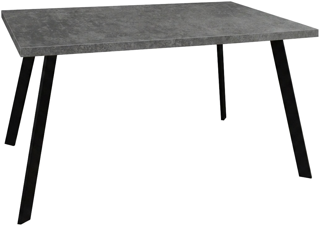 Mäusbacher Bistrotisch "Big Bistro Metall" Eckige Platte, BHT 120x75x70 cm