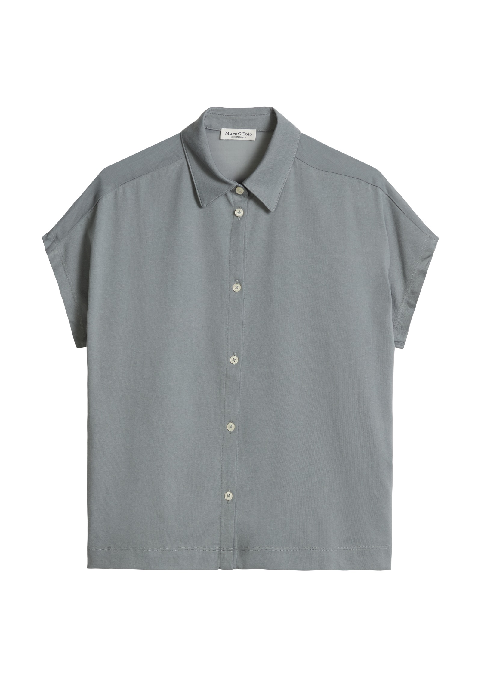 Marc O'Polo Kurzarmshirt »aus Material-Mix«