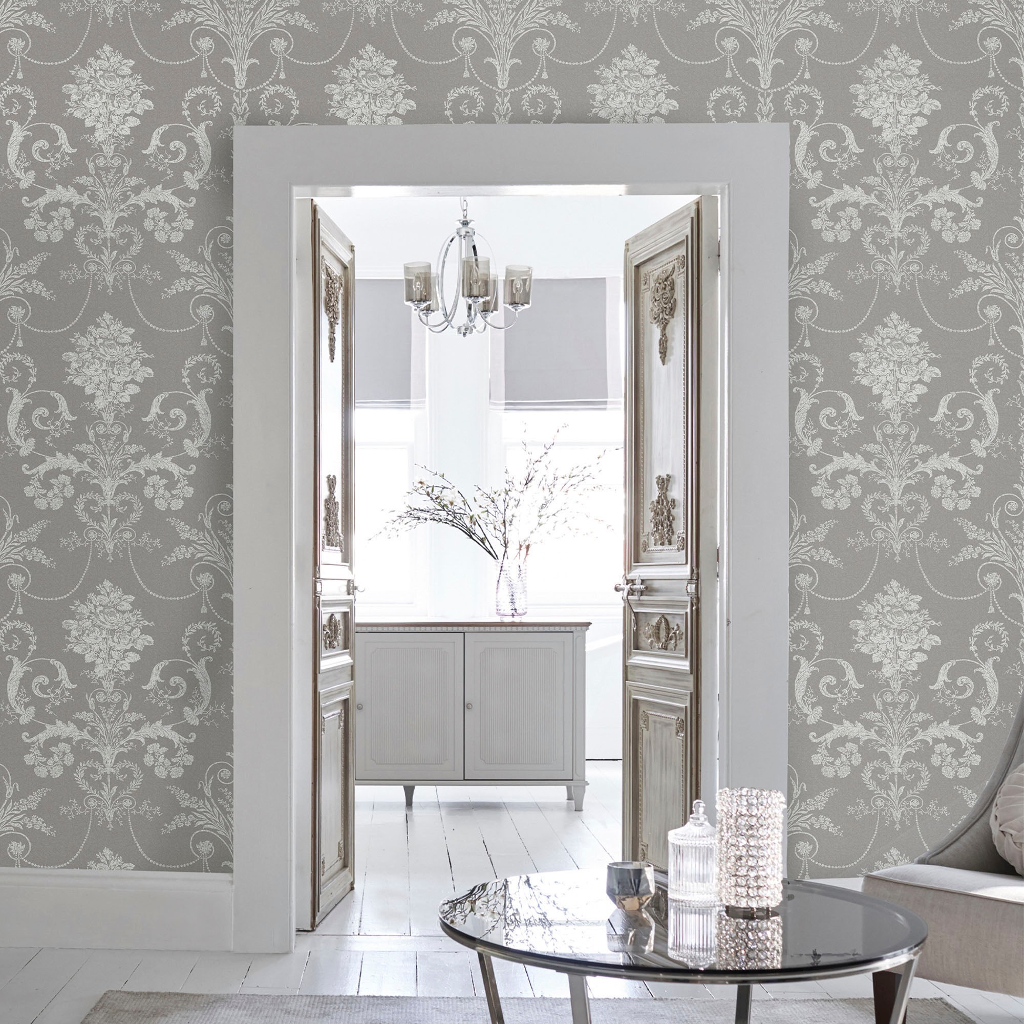 LAURA ASHLEY Vliestapete »Josette«, gemustert, FSC® zertifiziert, mit lebhaftem Druck, 10 Meter Länge