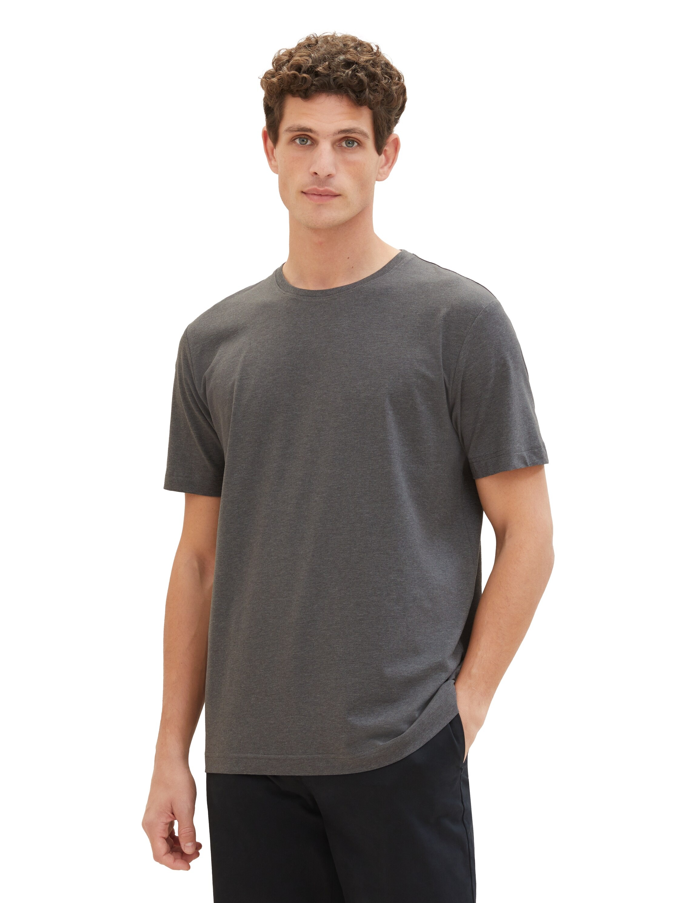 TOM TAILOR Kurzarmshirt Packung, 2 Stk. tlg. mit Logo-Print günstig online kaufen