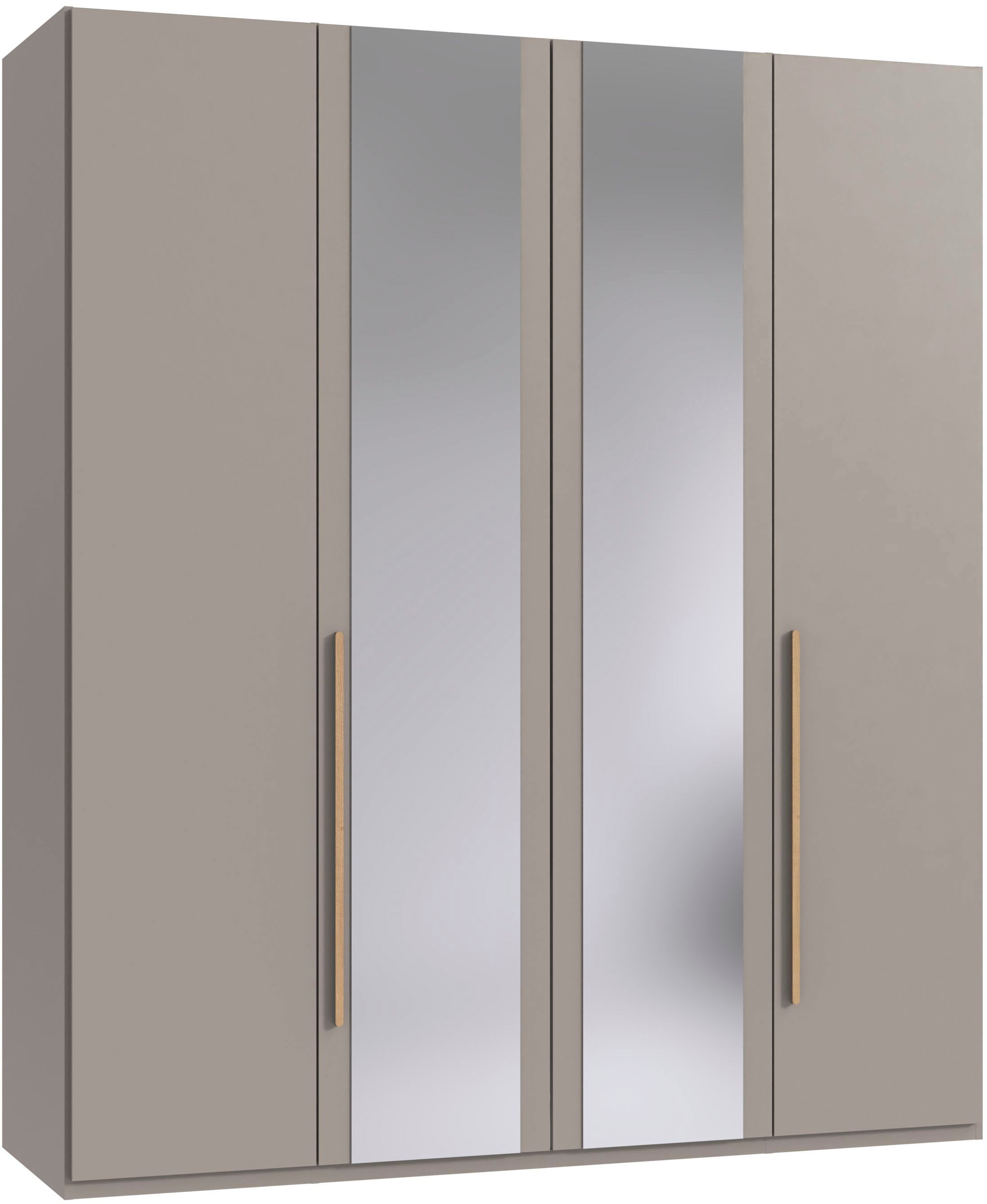 Wimex Drehtürenschrank "London in den Breiten 180cm, 225cm und 270cm erhältlich, inkl. Spiegel" Kleiderschrank wahlweise mit Basic- o. Premium-Ausstattung erhältlich