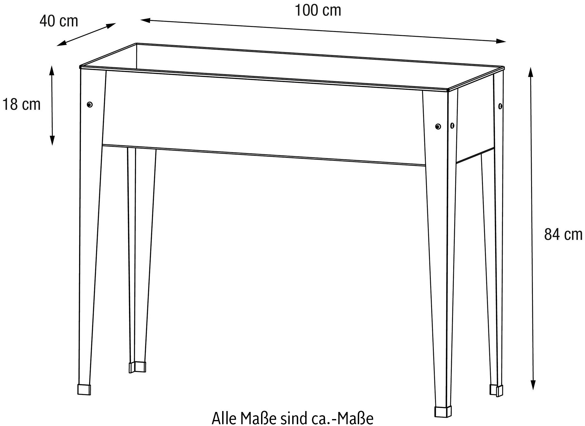 Herstera Garden Hochbeet »Urban«, 80 l, BxTxH: 100x40x84 cm