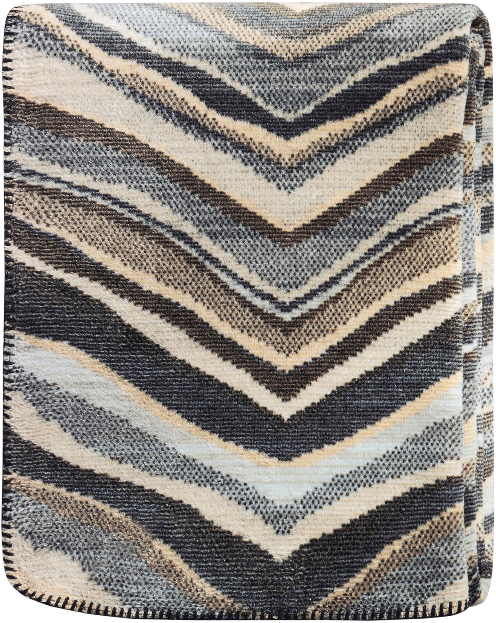Biederlack Wohndecke "Wohndecke Wildline mit geketteltem Zierstich" Made in günstig online kaufen