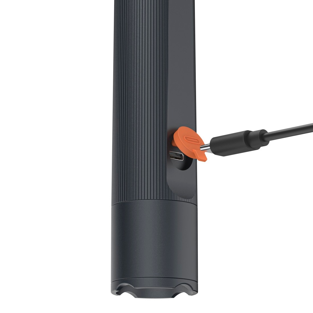 Hama LED Taschenlampe »LED Taschenlampe aufladbar (4 Lichtmodi, zoombar, stoßfest, SOS-Modus)« stromsparend, 300 m Leuchtweite, robust