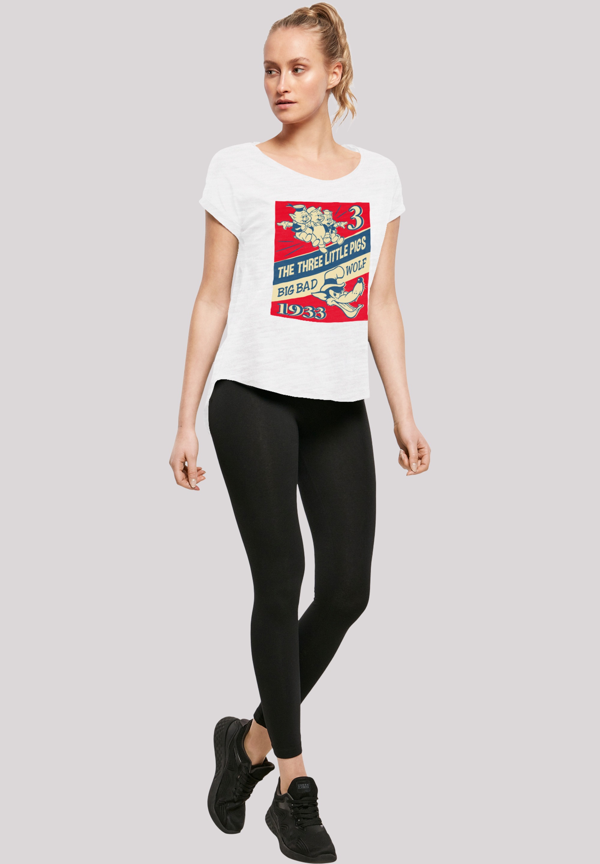 F4NT4STIC T-Shirt »Die Drei Kleinen Schweinchen«, Print