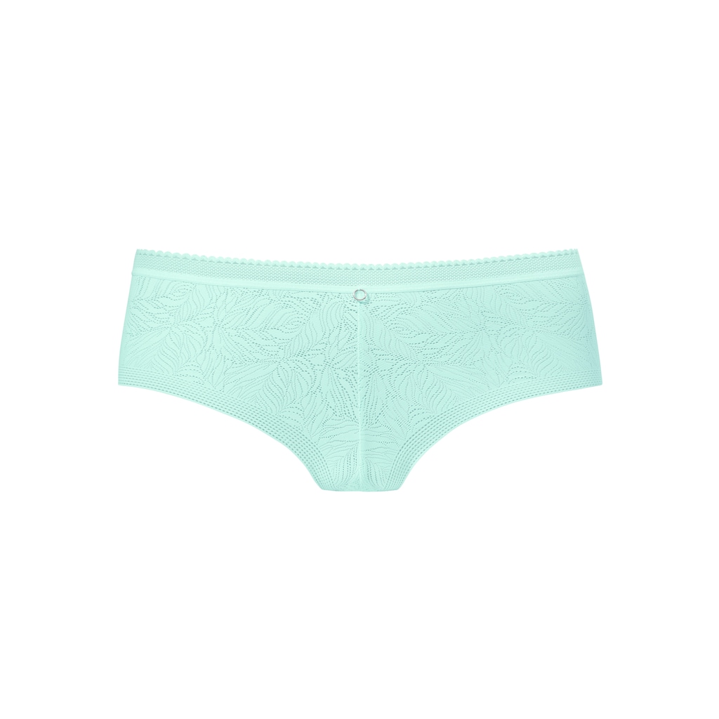 LASCANA Panty, aus extra flachem Material in blumiger Optik