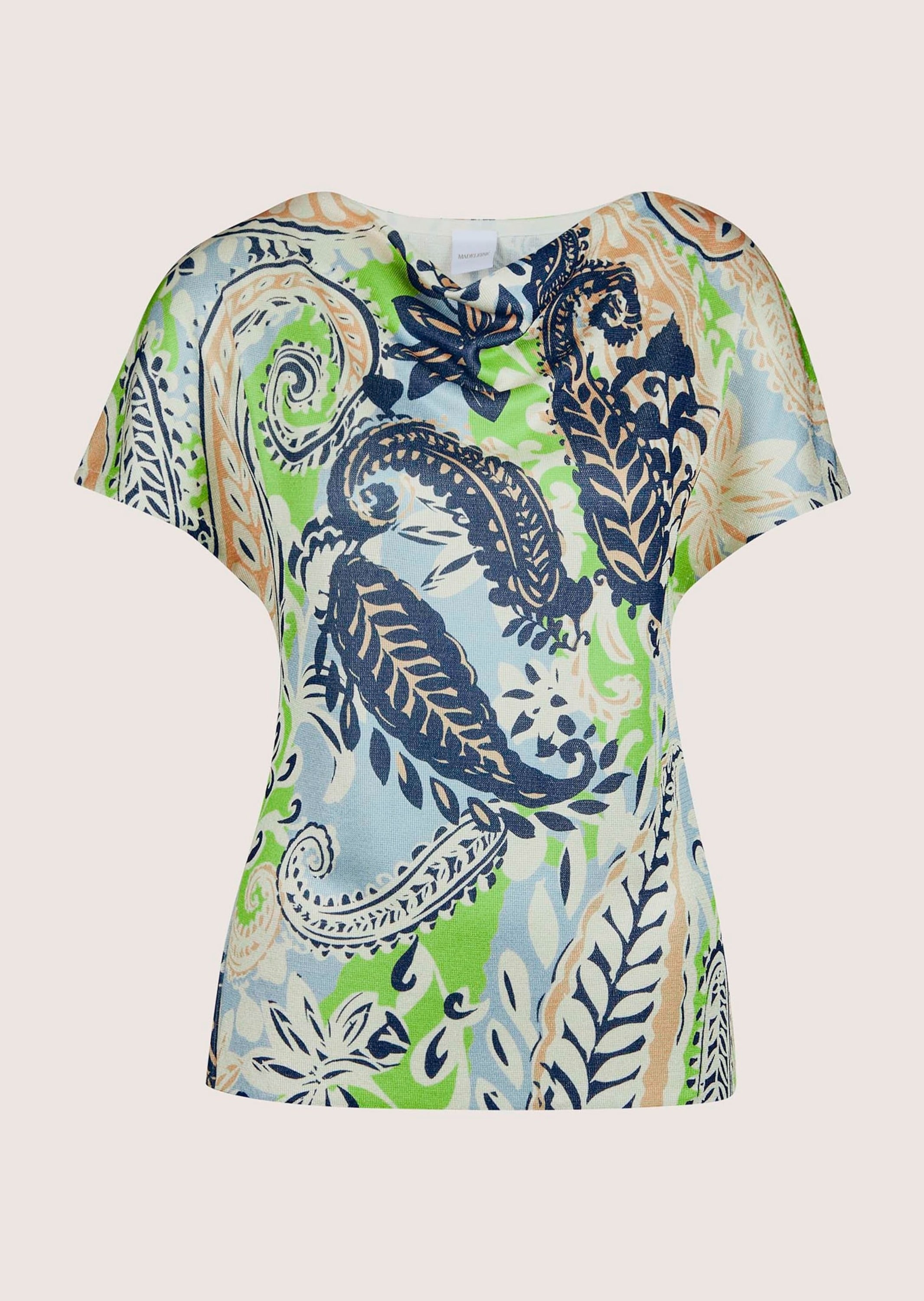 MADELEINE Longpullover "Pullover Leichter Pullover mit Paisley-Print"