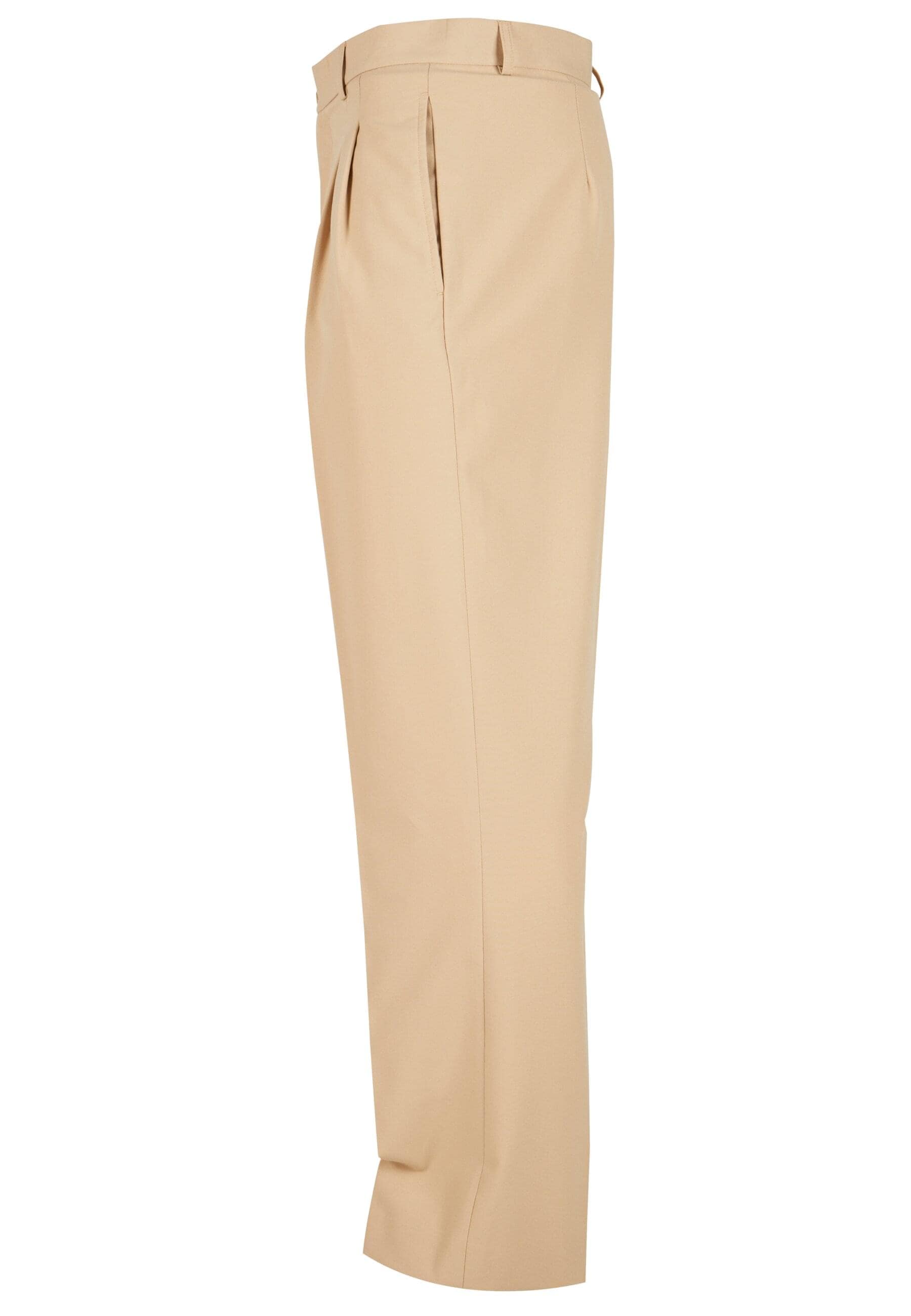 URBAN CLASSICS Stoffhose »Urban Classics Herren Double Pleated Pants«, (1 tlg.)
