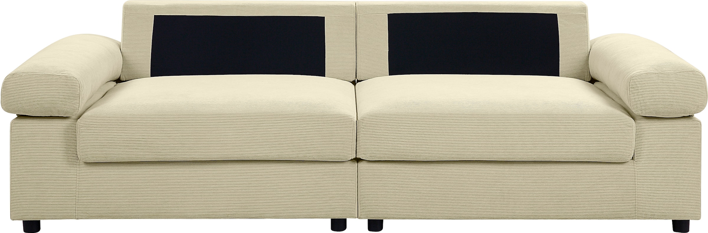 ATLANTIC home collection Big-Sofa, mit frei Cord-Bezug, XXL-Sitzfläche, bestellen stellbar Federkern, mit im BAUR Raum 
