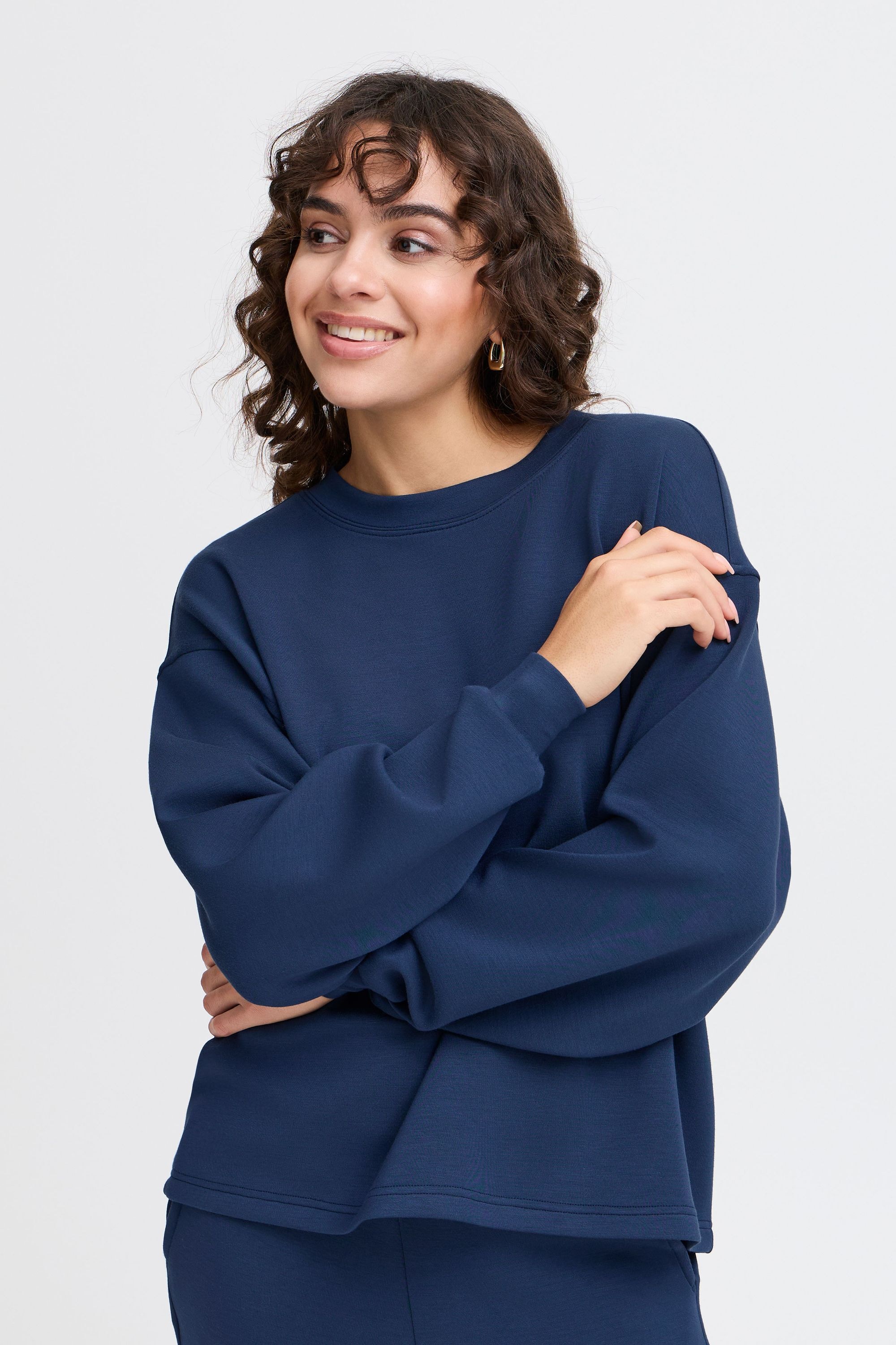 fransa Rundhalspullover »Sweatshirt FRAURORA PU 7«