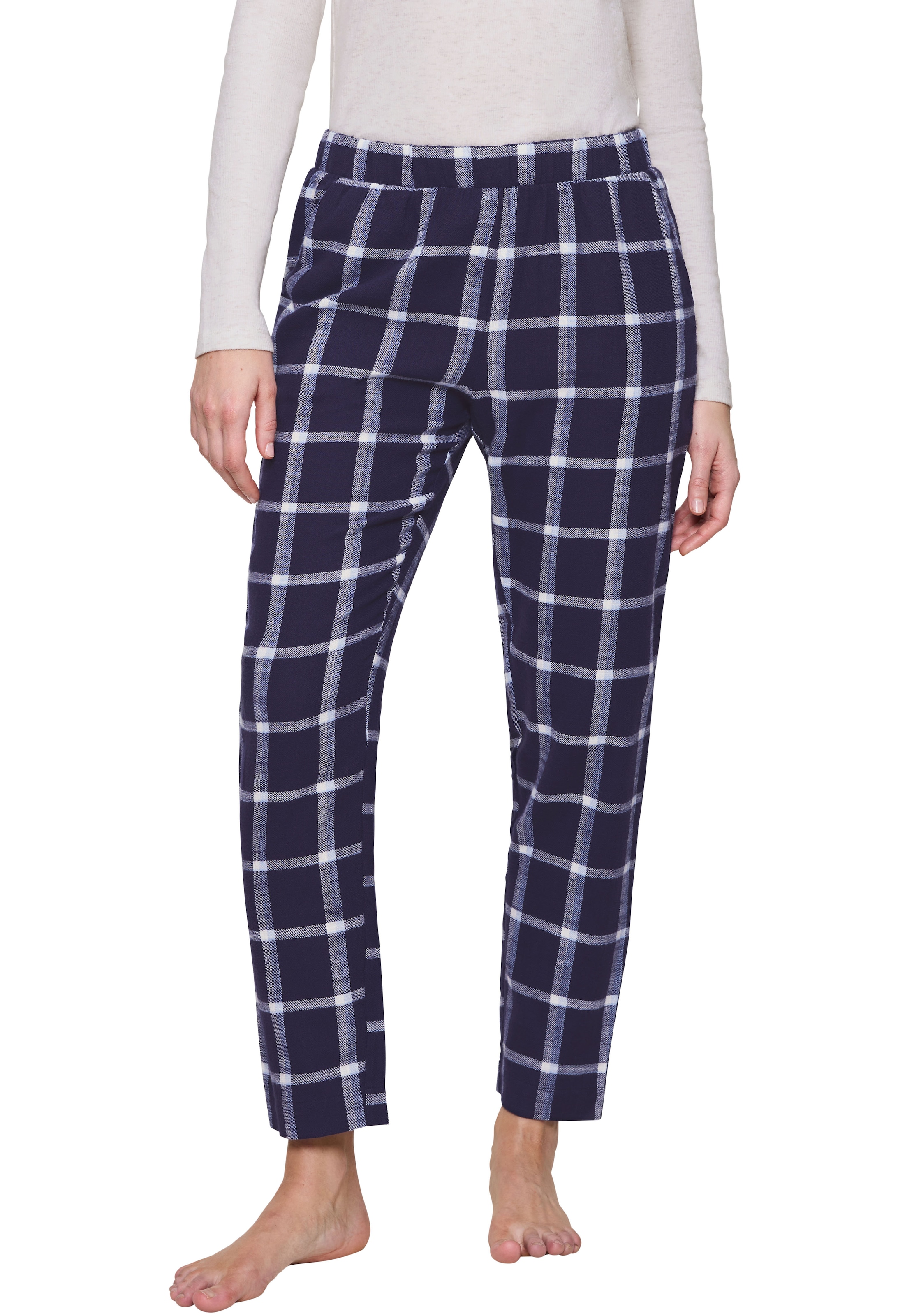 Triumph Loungehose "Mix & Match Tapered Trouser Flannel 02 X", (2aktEich), günstig online kaufen