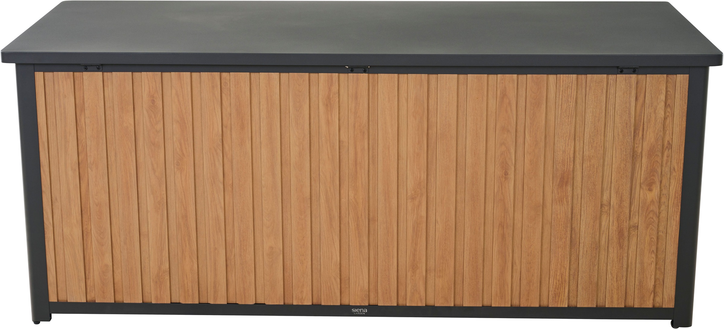 Siena Garden Kissenbox Gestell aus Aluminium, 181x79x75cm woodlook