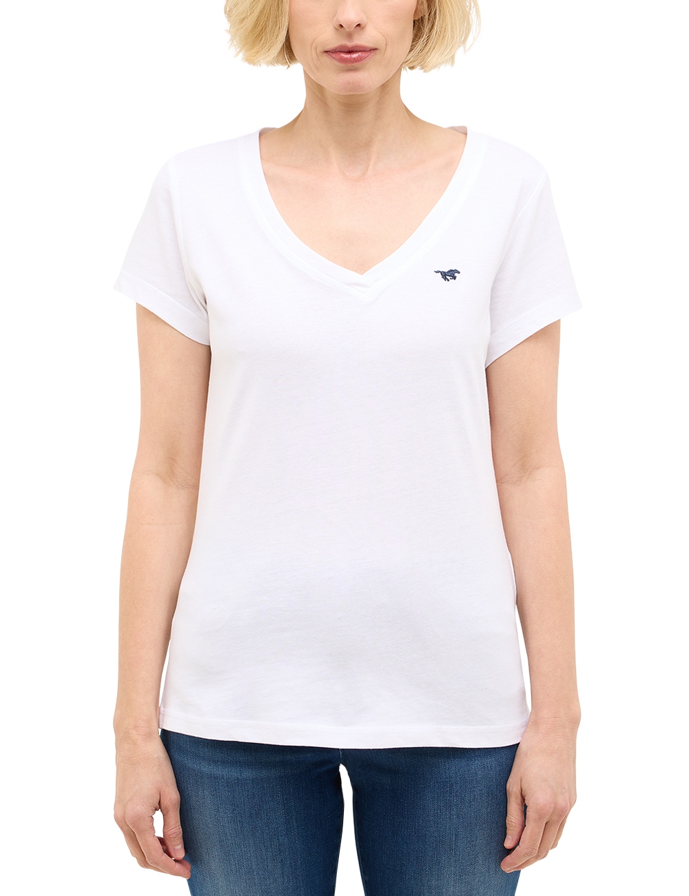MUSTANG Kurzarmshirt "Damen Style Beverly" günstig online kaufen