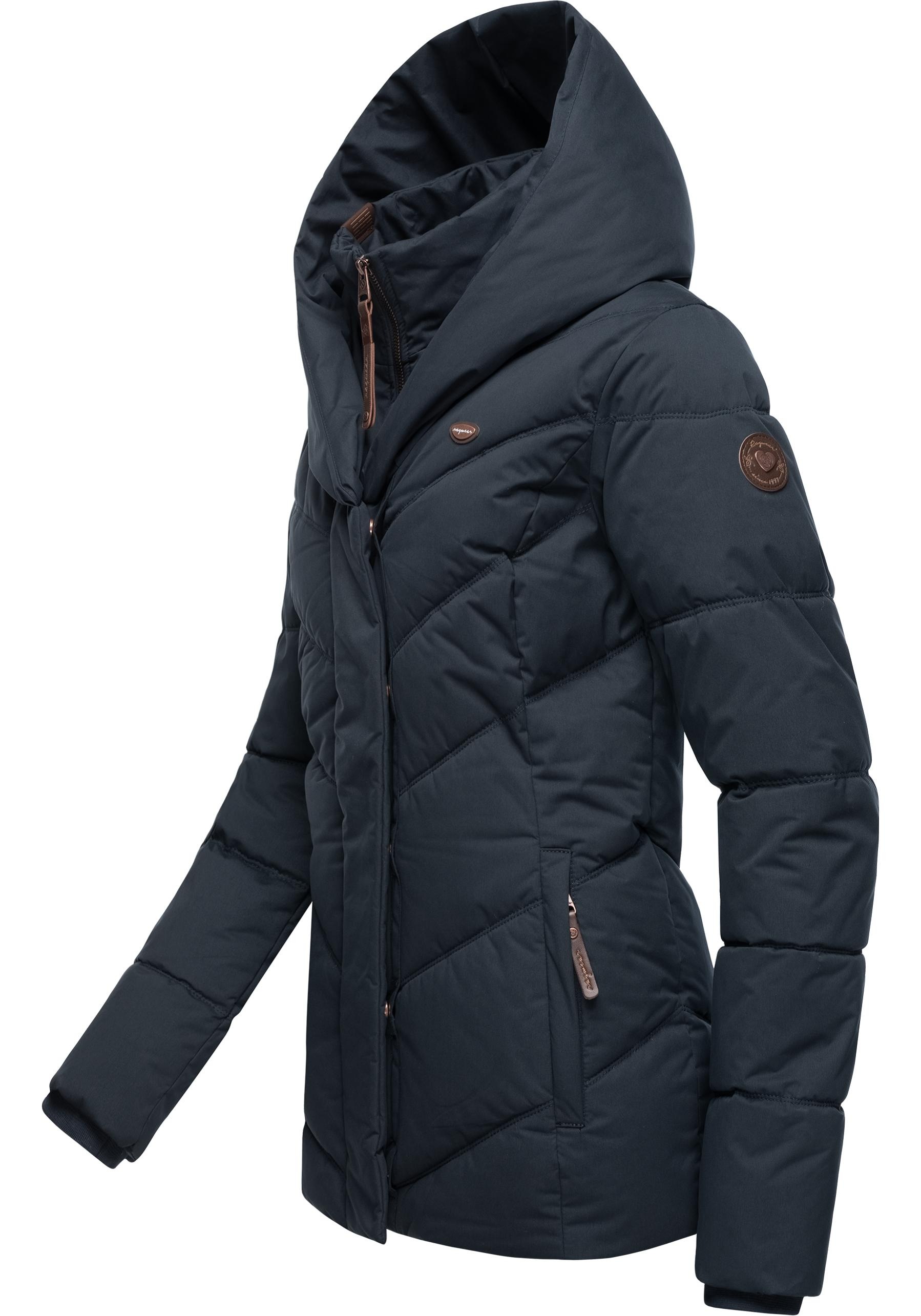 Ragwear Anorak »Natesa Intl.«, mit Kapuze, stylische Winterjacke mit V-Steppung und Kapuze
