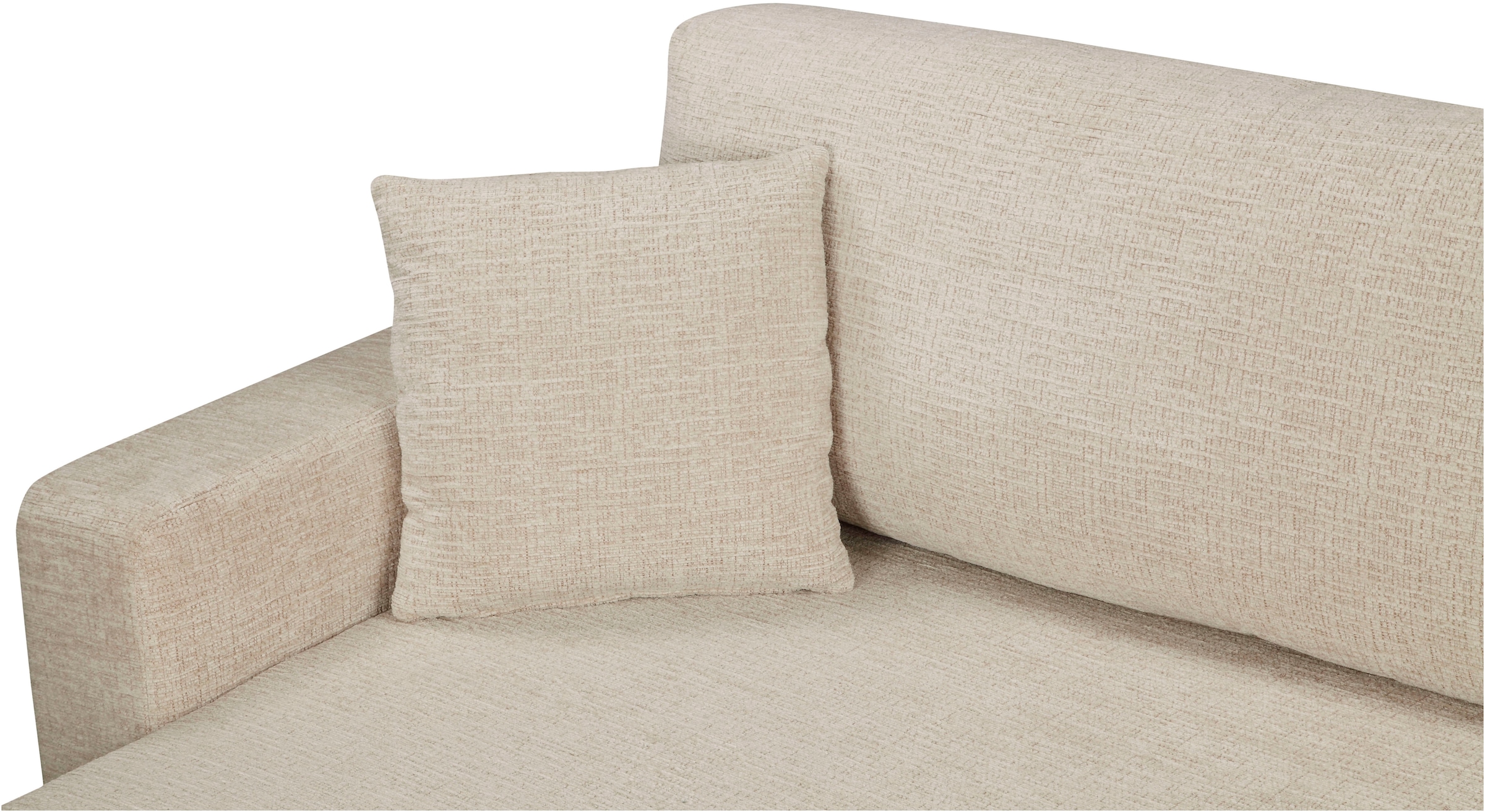 OTTO home Ecksofa »TILLIE L-Form, 229 cm - OTTO. Verlässliche Qualität.« Schlaffunktion (132/194), Bettkasten, Struktur-Bezug