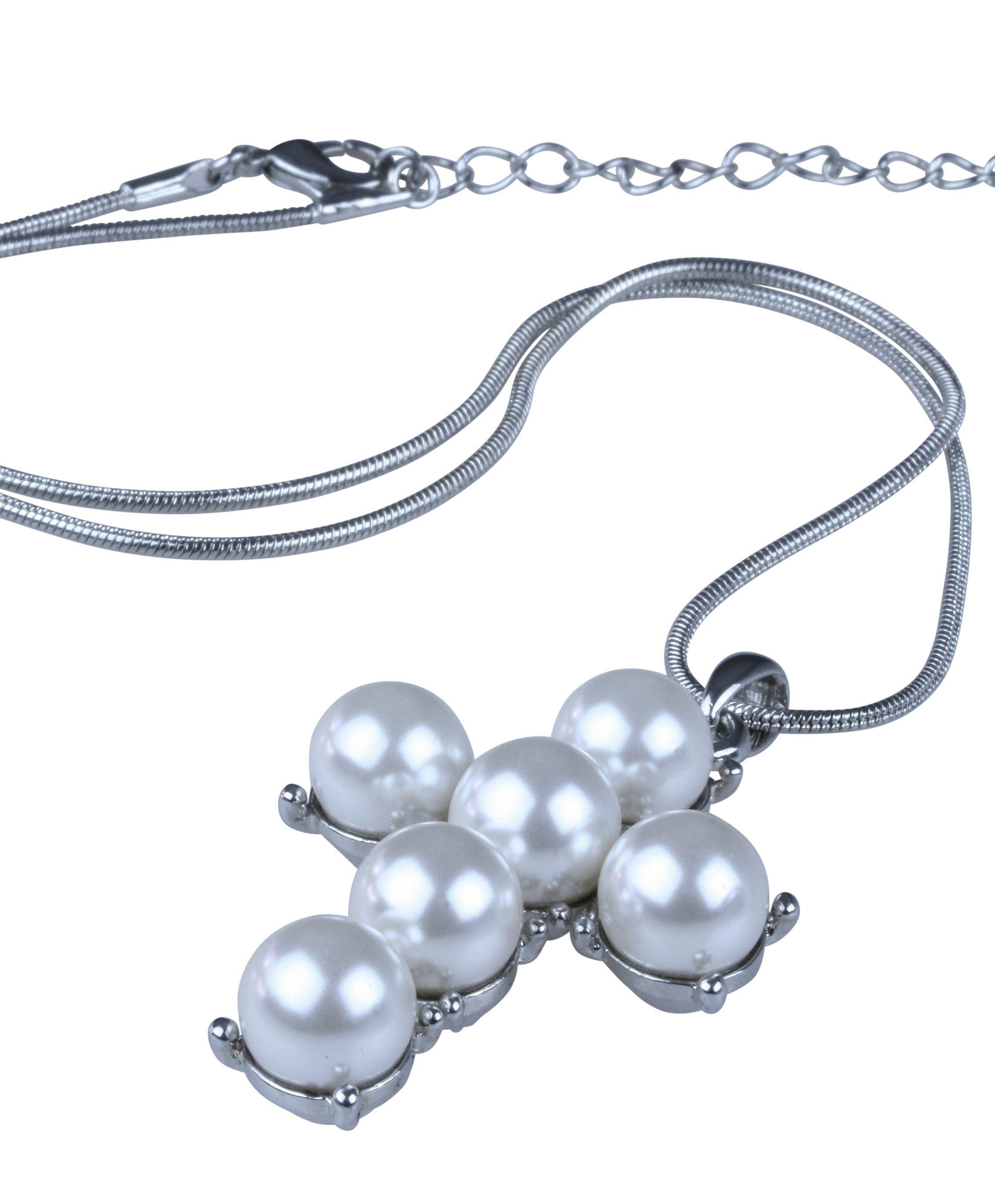 COLLEZIONE ALESSANDRO Kette mit Anhänger »Emely«, mit elegantem Kreuzanhänger
