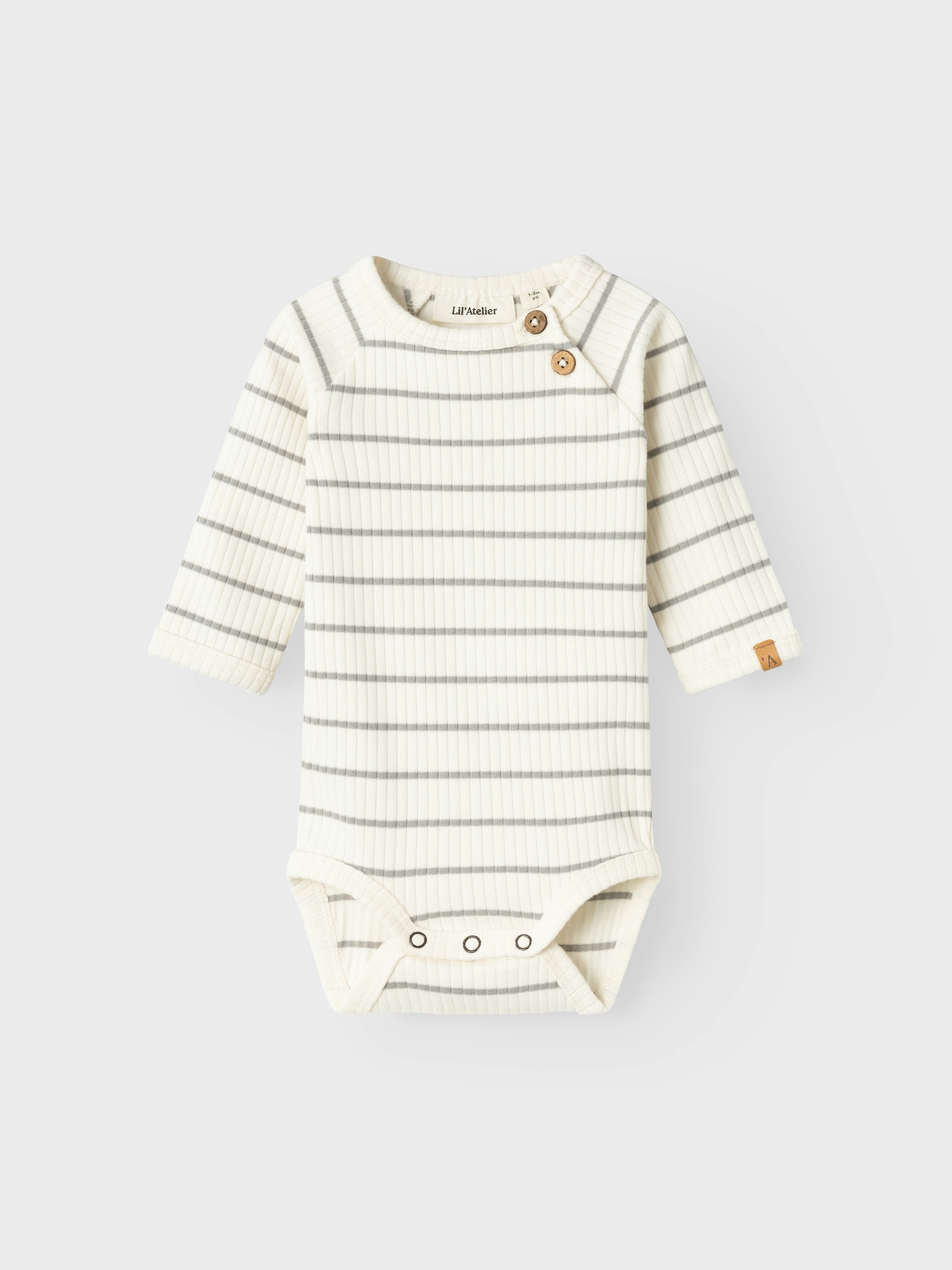 Lil' Atelier Langarmbody »NBMKAIL LS SLIM BODY LIL NOOS« Baumwollmischung