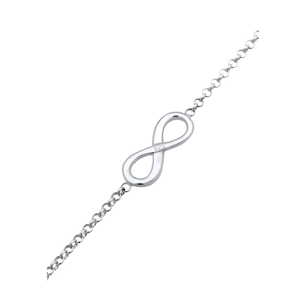 Elli Armband »Infinity Symbol Love Unendlich 925 Sterling Silber«