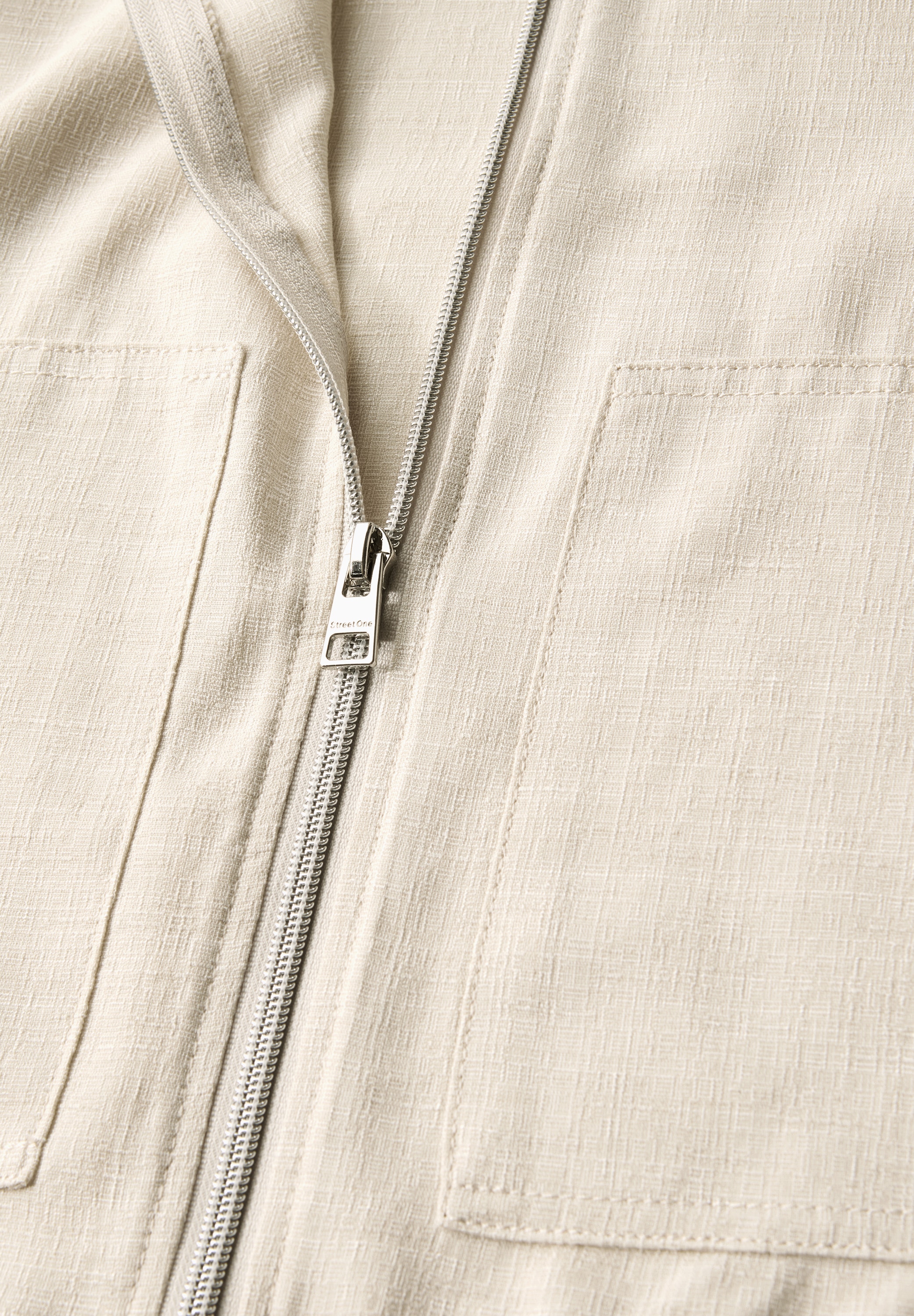 STREET ONE Kurzjacke, ohne Kapuze, aus elastischem Materialmix