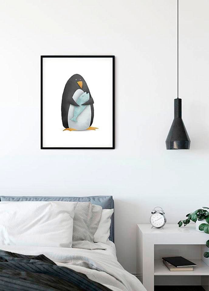 Komar Poster "Cute Animal Penguin", Tiere, (1 St.), Kinderzimmer, Schlafzimmer, Wohnzimmer