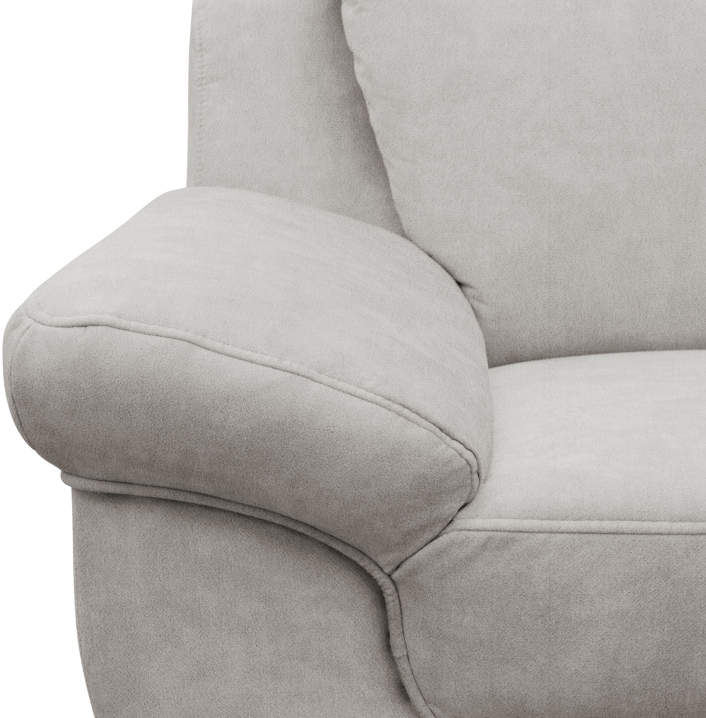 OTTO home Sessel »Silkeborg Sitzbreite: 49 cm, gemütlich und formschön« aus pflegeleichtem, weichem Luxus-Microfaser