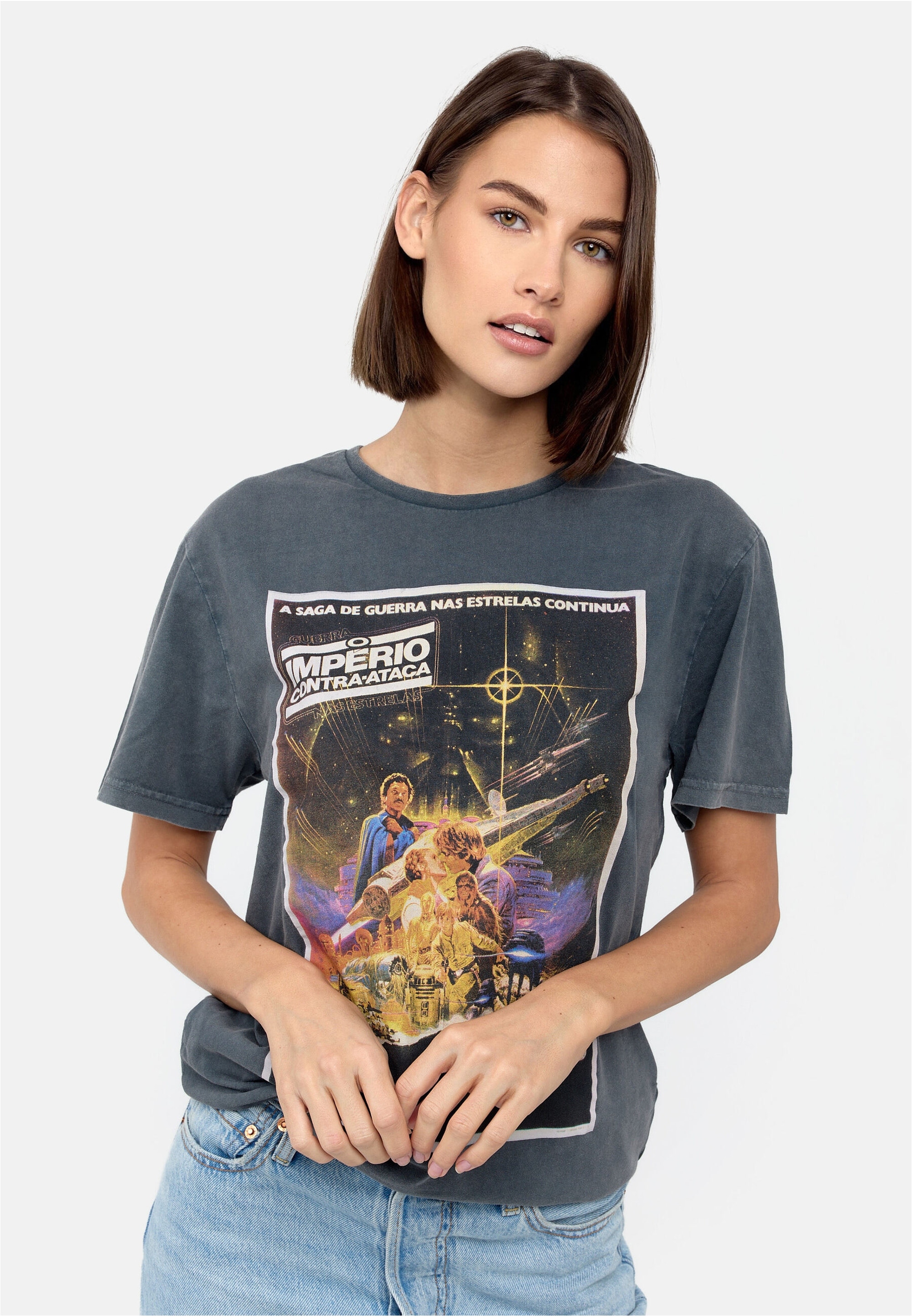 Recovered T-Shirt »Star Wars International Poster«, mit klassischem Rundhalsausschnitt